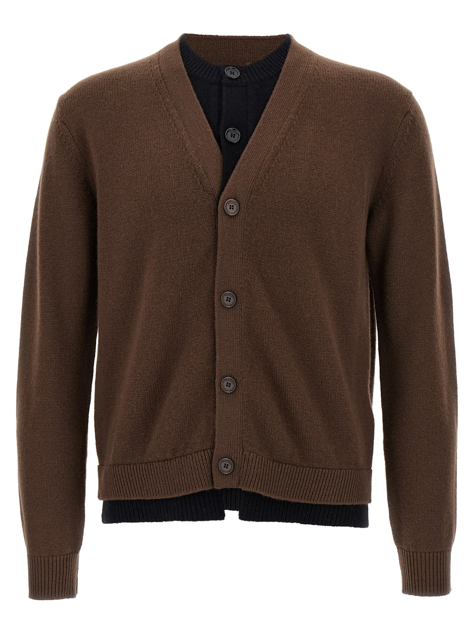J.W. Anderson J. W. Anderson contrast Layered Cardigan
