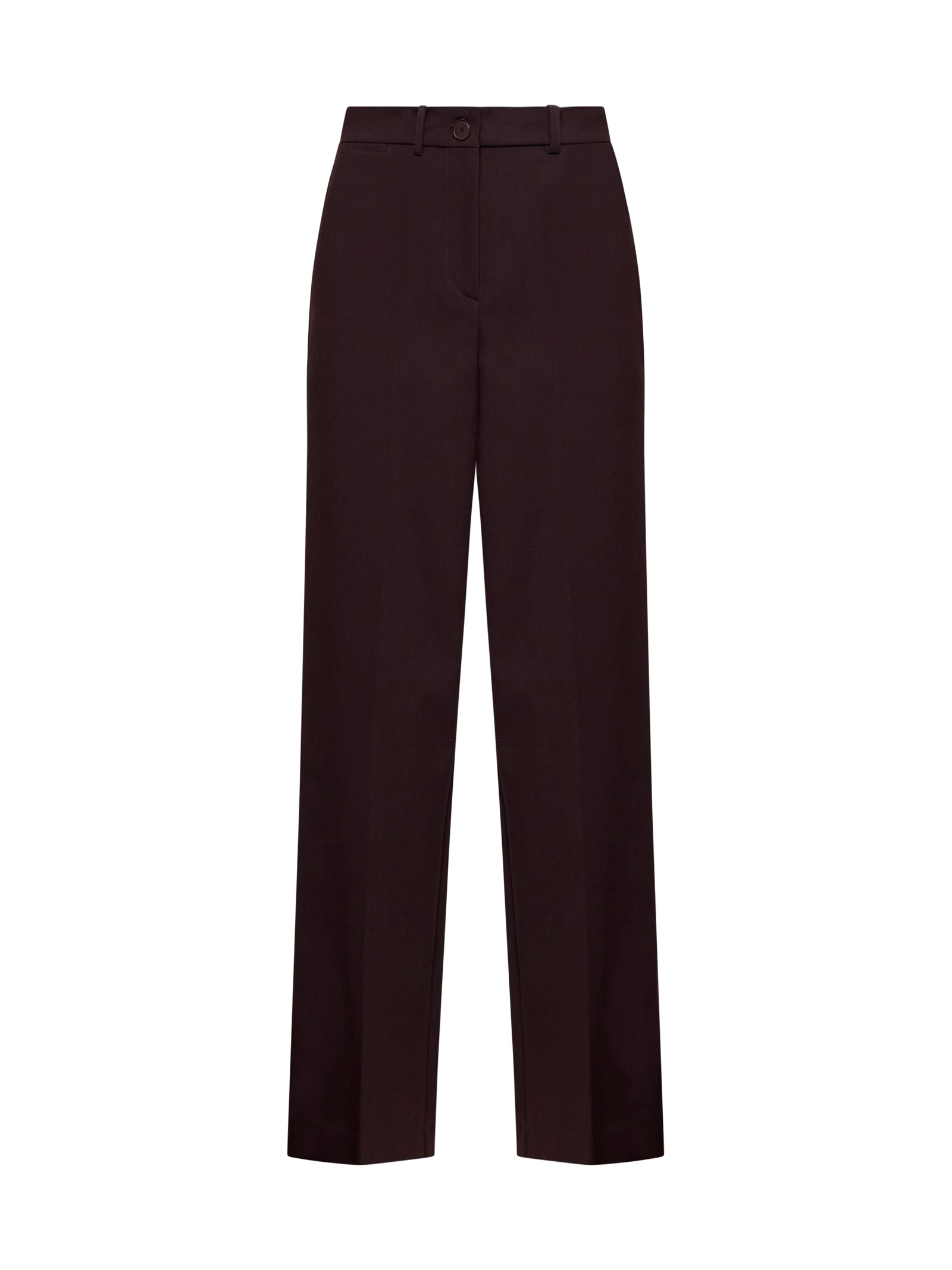 Shop Alysi Pants In Barolo