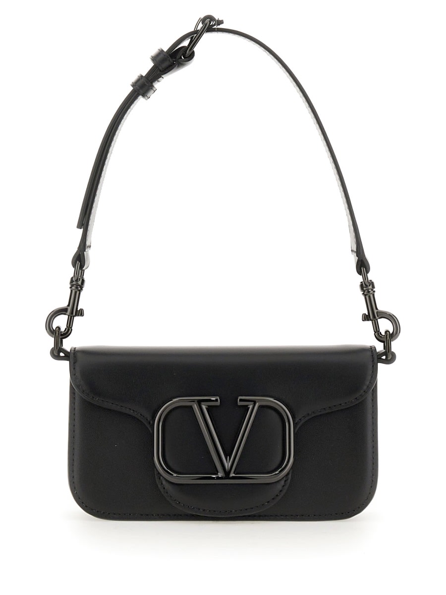 Valentino Garavani Mini Loco Bag In Black