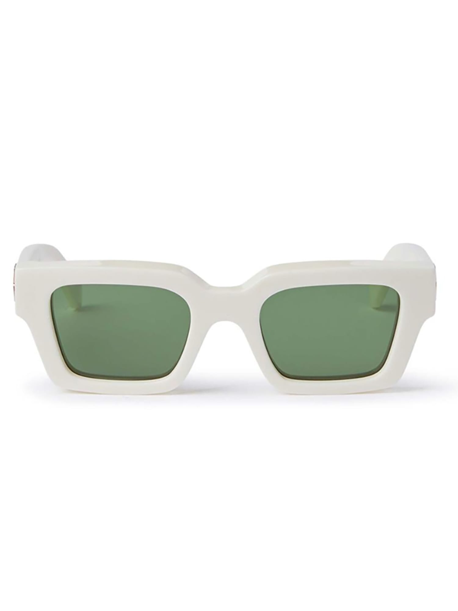 Shop Off-white Oeri126 Virgil Sunglasses In White
