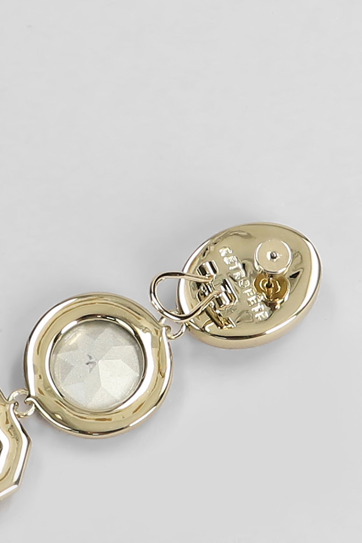 Shop Retroféte Camille In Gold Metal Alloy
