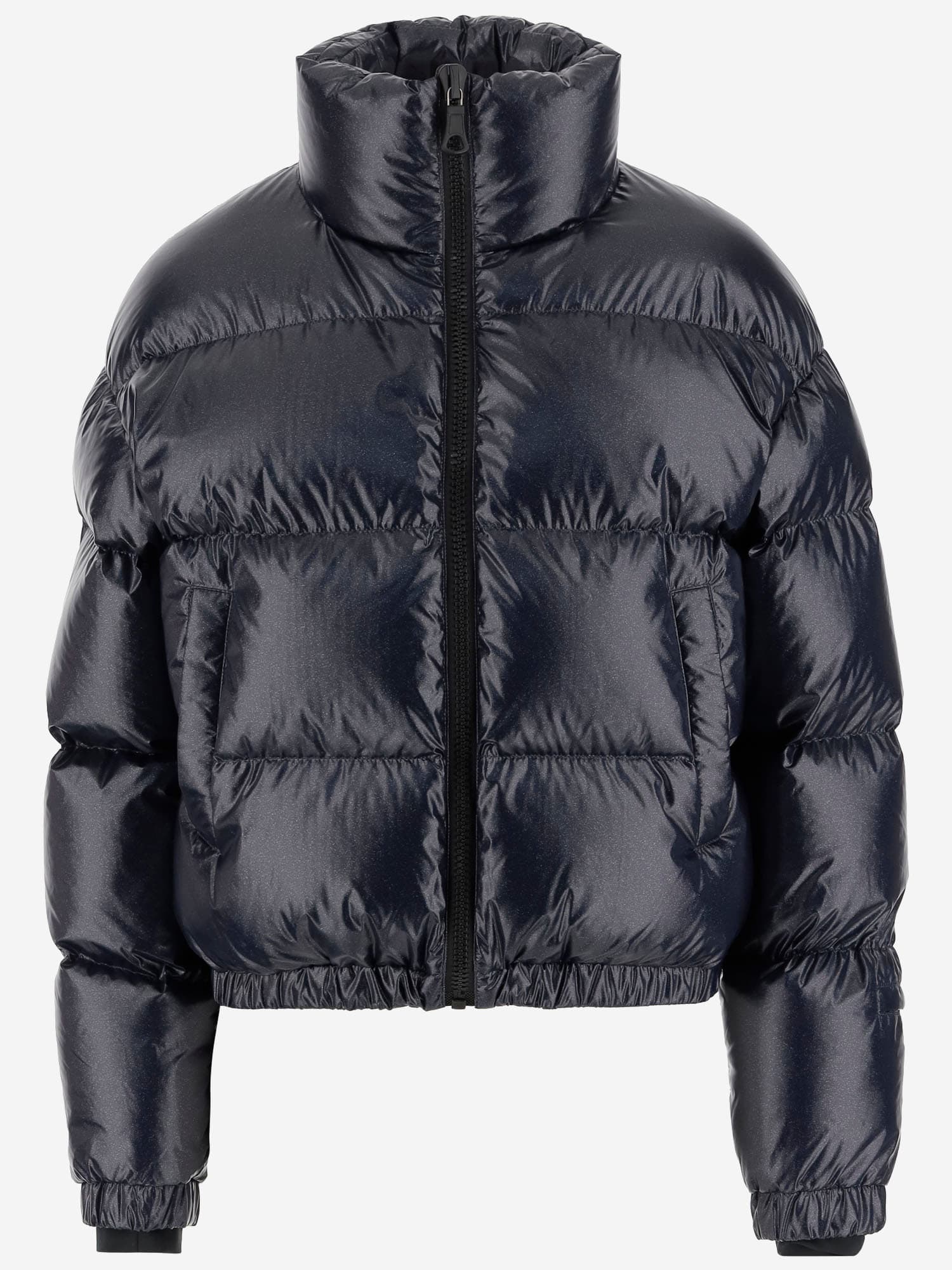 Ienki Ienki Apres Ski Cool Down Jacket With Glitter In Blue