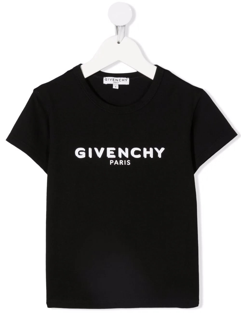 Givenchy Black Kids T-shirt With Contrast Logo