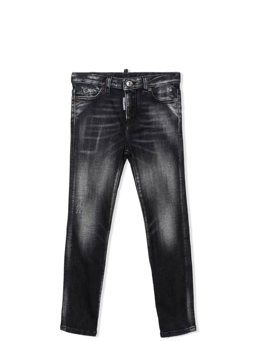 Dsquared2 Slim Jeans With A Worn Effect