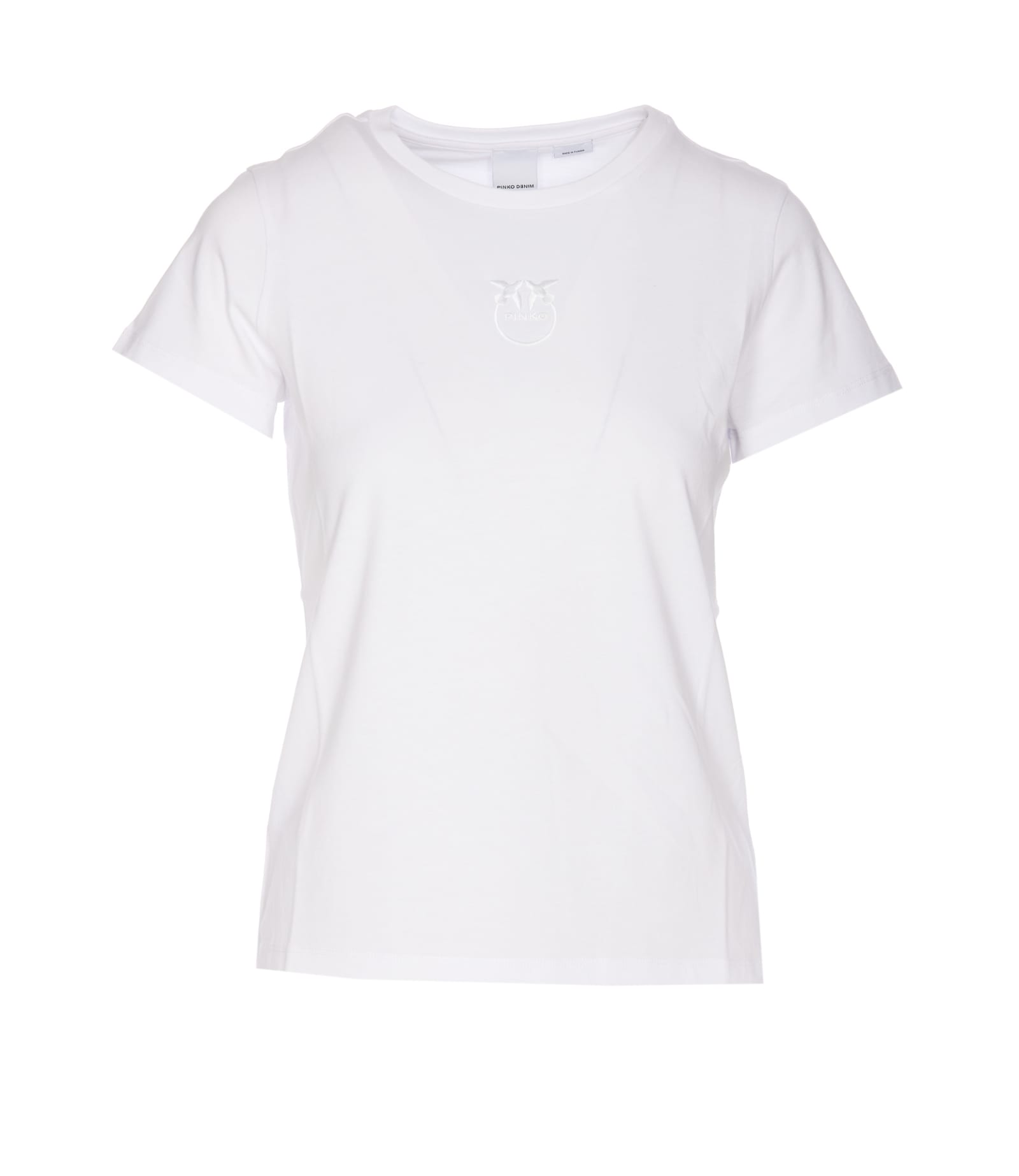 Shop Pinko Bussolotto T-shirt In White