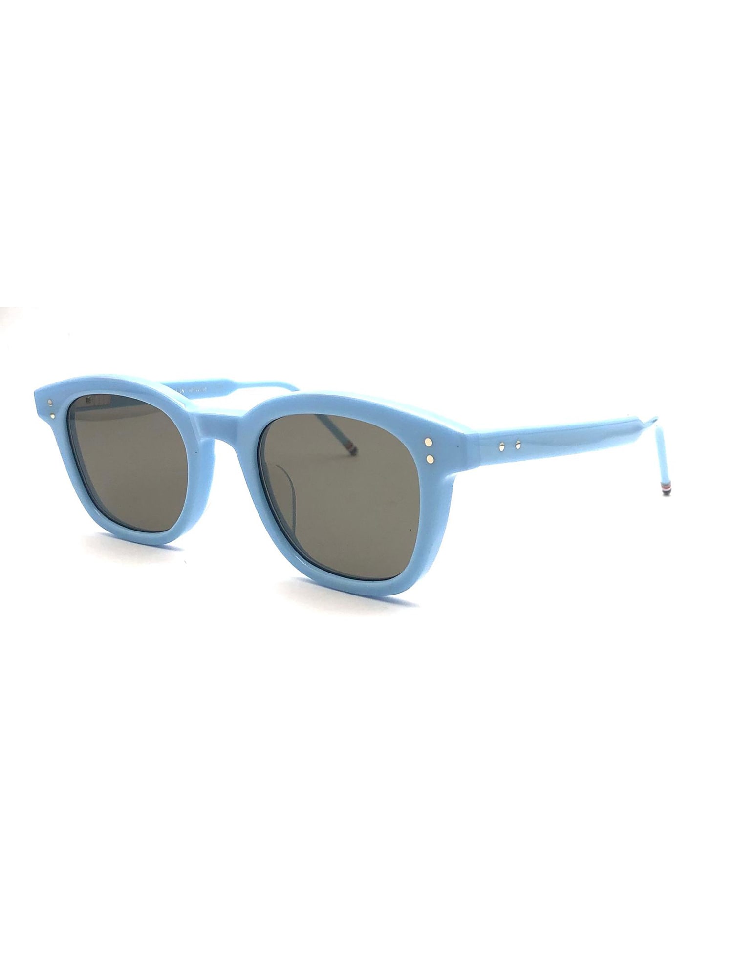 Shop Thom Browne Ues921a/g0002 Sunglasses In Lt Blue