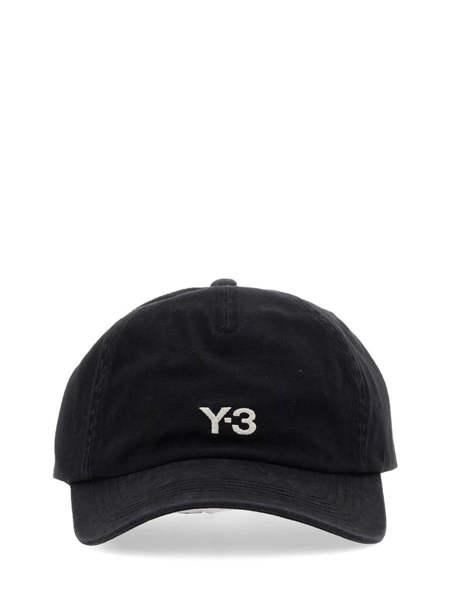 Shop Y-3 Baseball Hat With Logo In Black