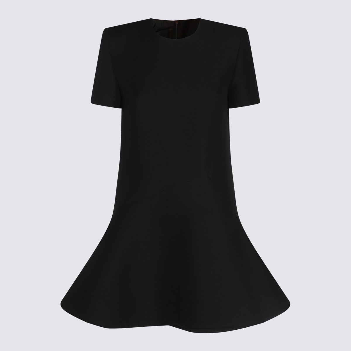 Shop Valentino Black Silk Dress