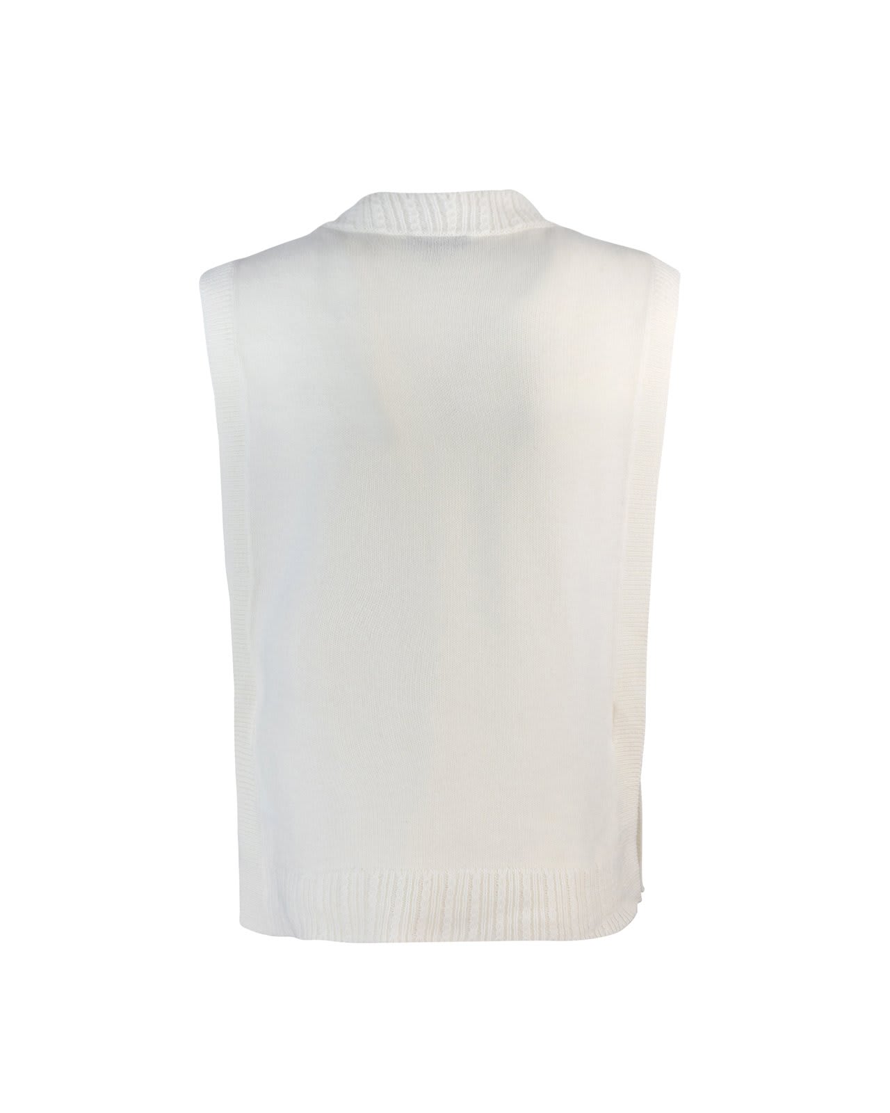 Shop Apc Crewneck Knitted Vest A.p.c.