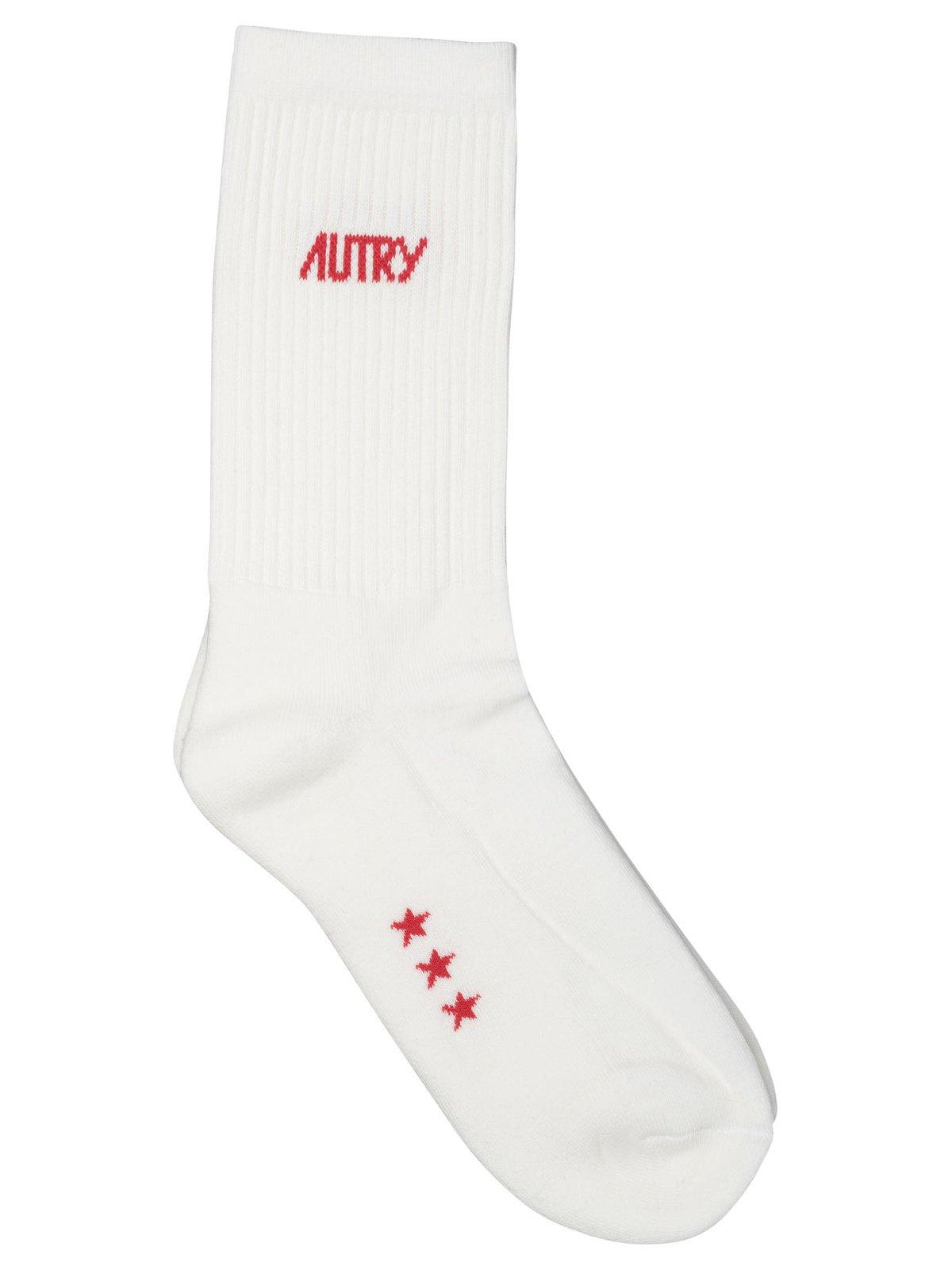 Logo Jacquard Socks