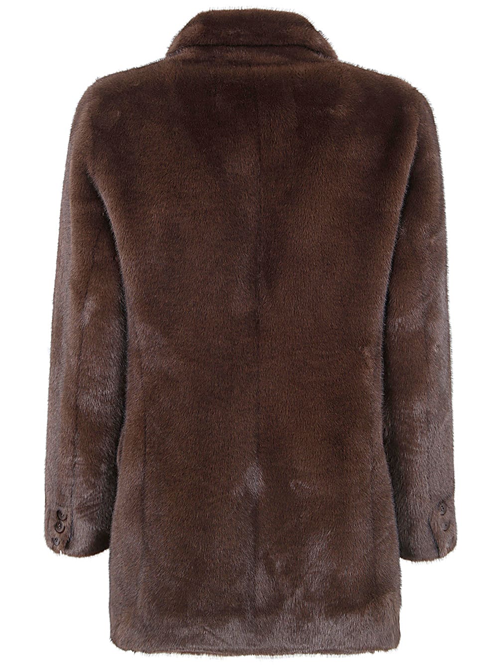 Shop Valentini 1972 Eco Mink Fur In Cocoa