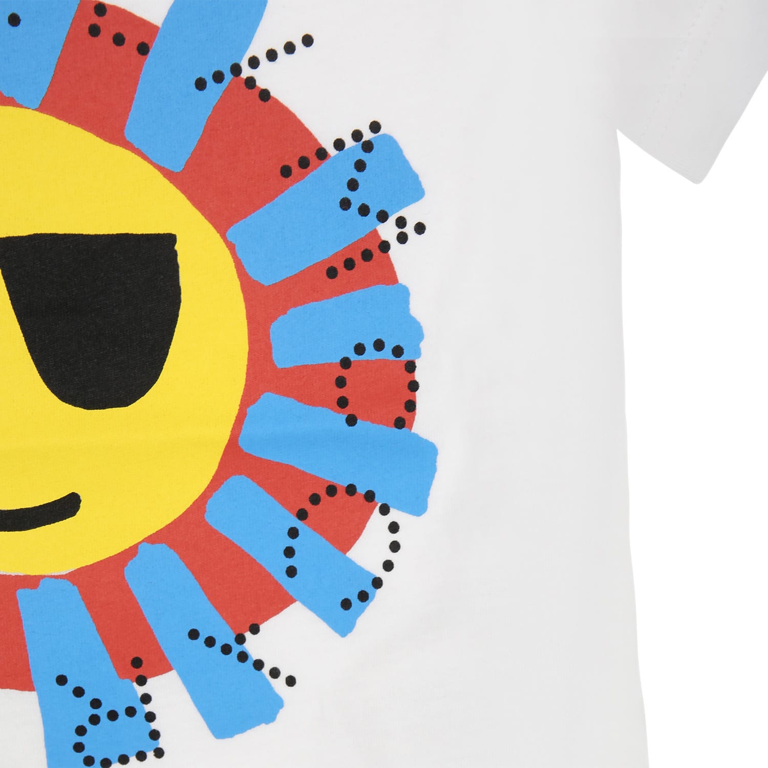 Shop Stella Mccartney White T-shirt For Baby Boy With Sun