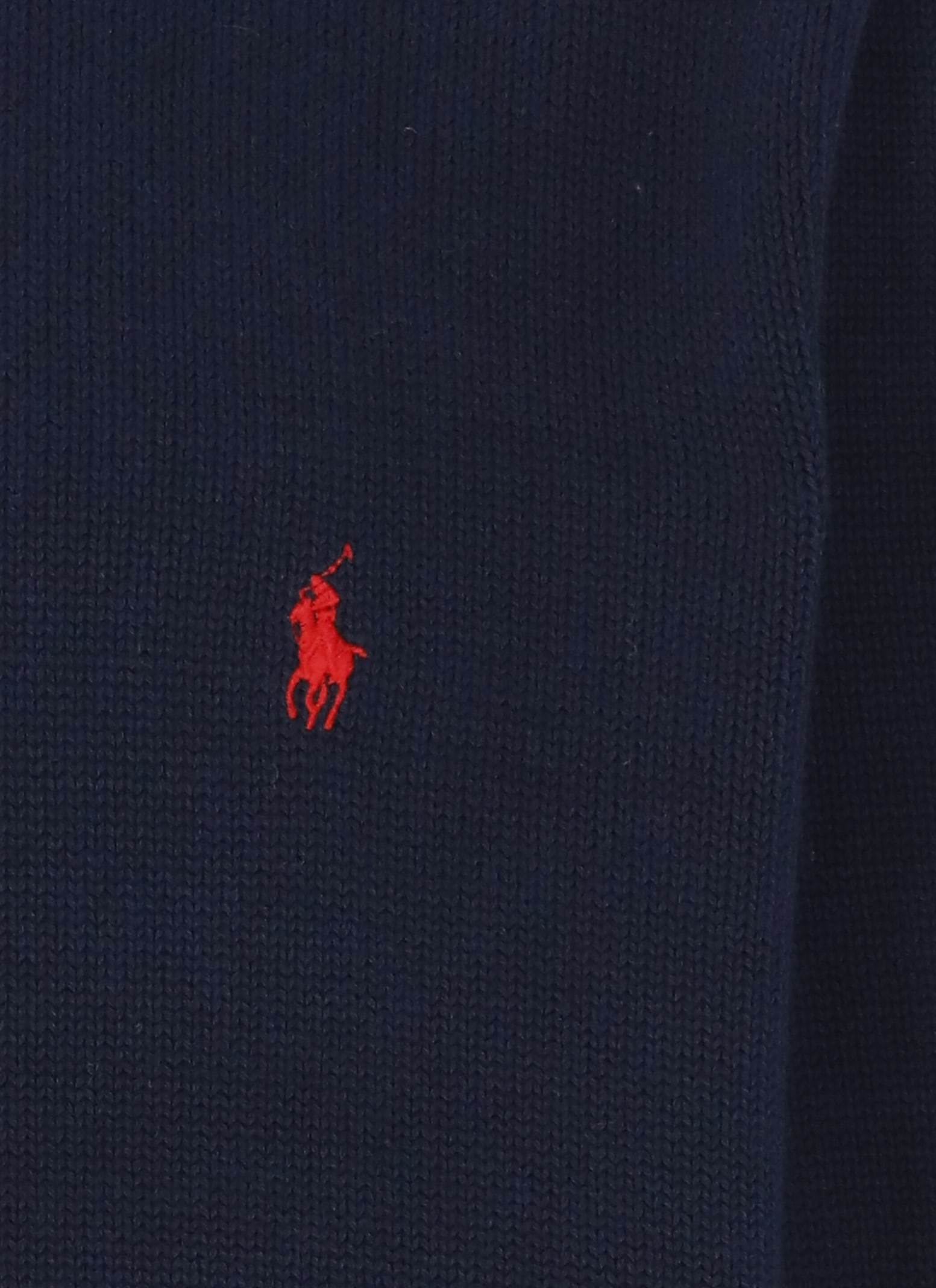 Shop Polo Ralph Lauren Sweater With Pony In Hunter Navy