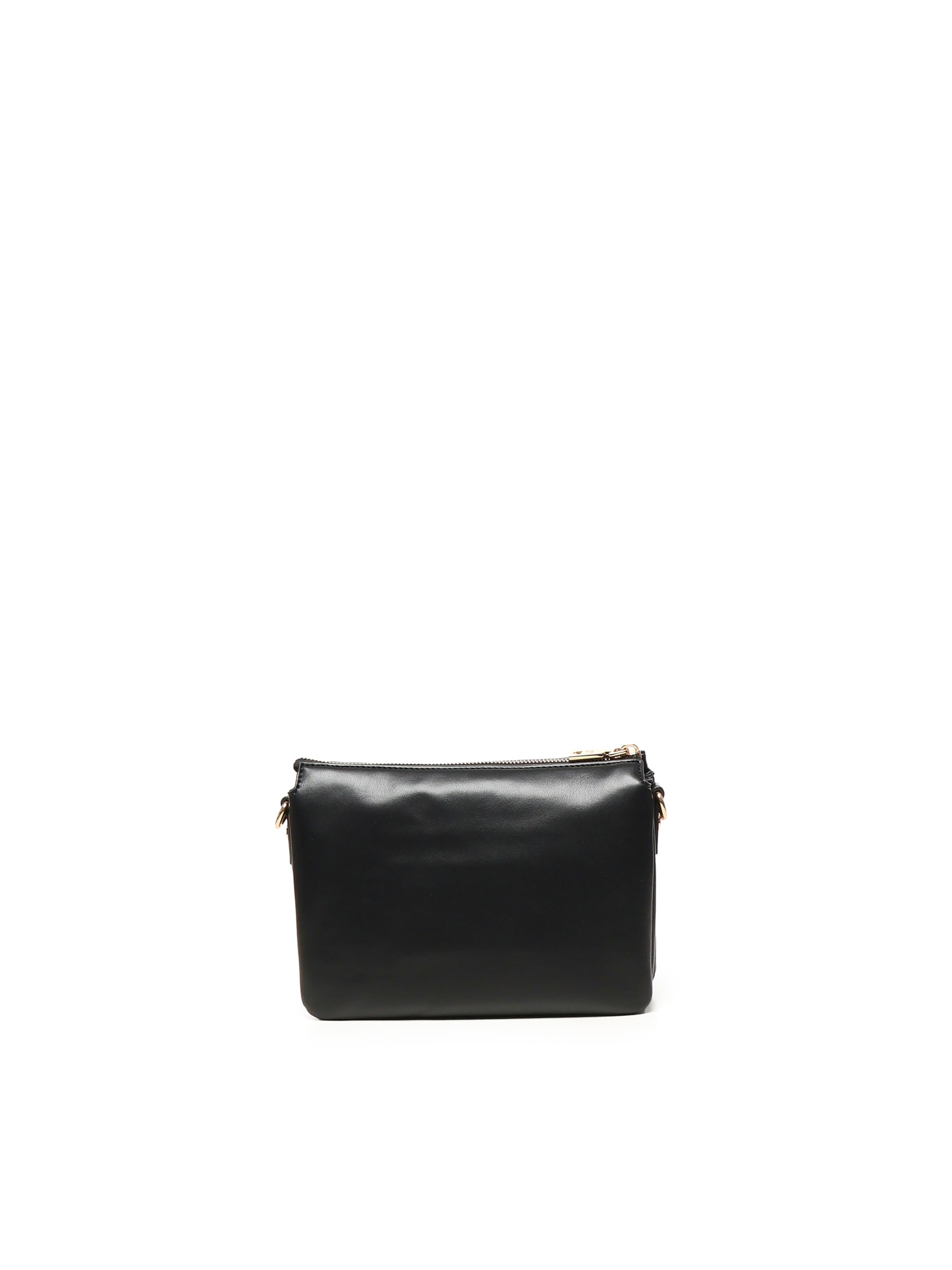 Love Moschino Shoulder Bag With Logo In Black