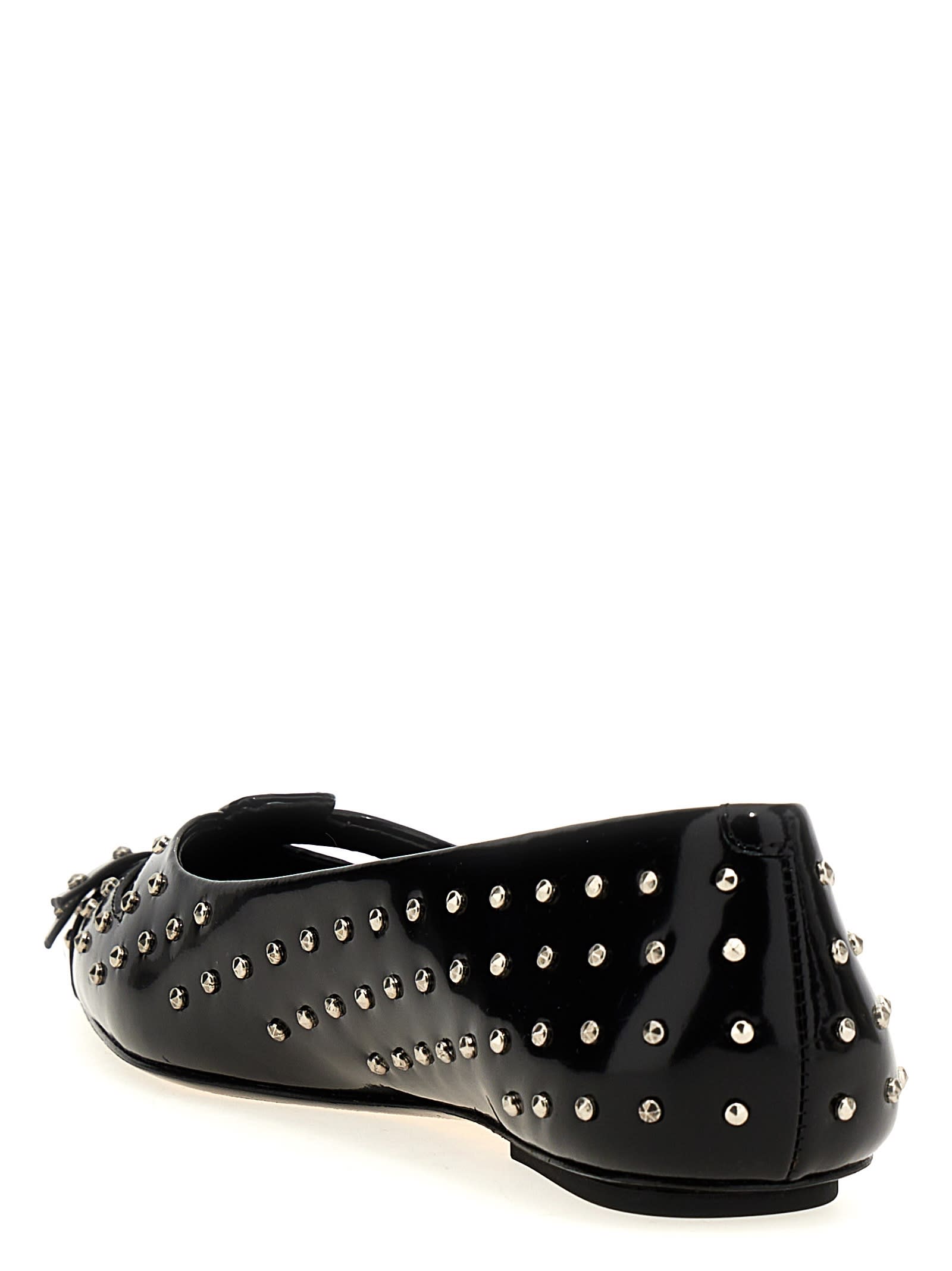 MARC JACOBS THE GLAM STUDS KAT BALLET FLATS 