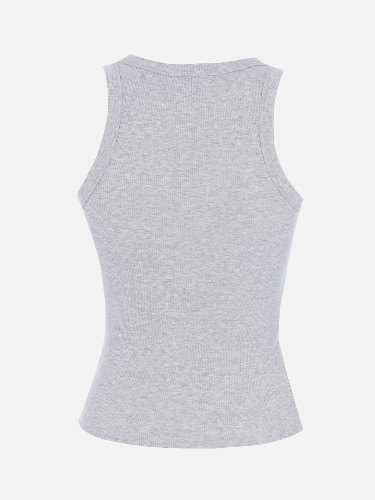 MC2 SAINT BARTH WOMAN RIB-KNIT COTTON TANK TOP FIORUCCI SPECIAL EDITION