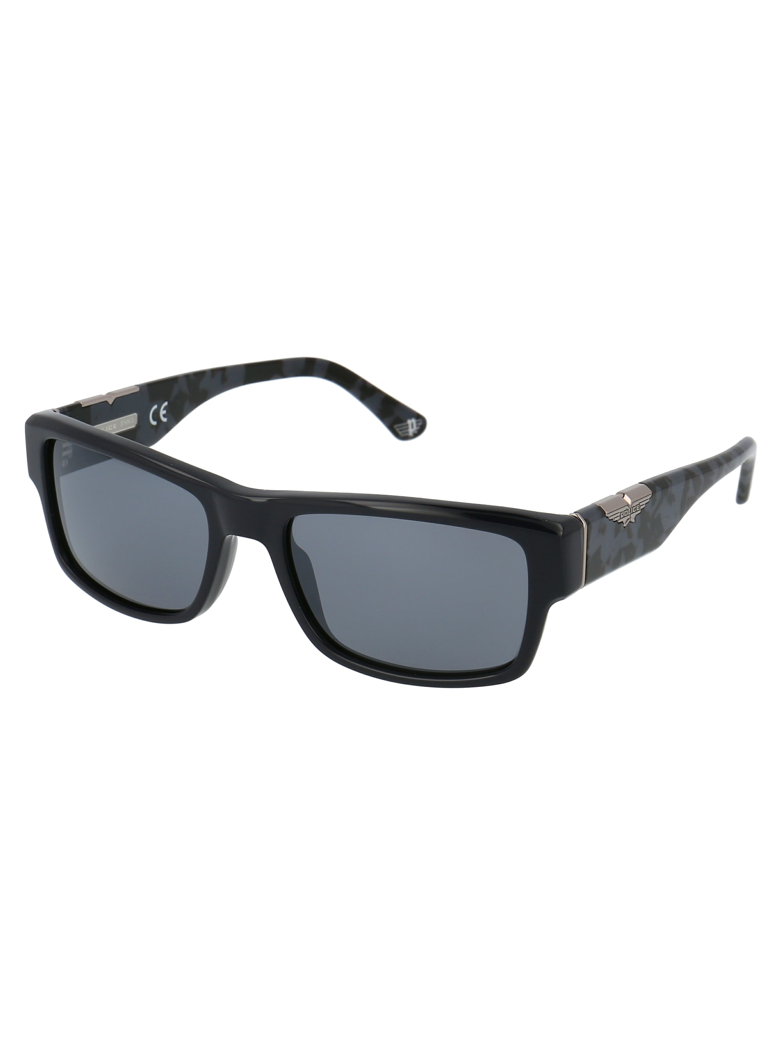 Shop Police Spl967 Sunglasses In Aauf Dark Grey