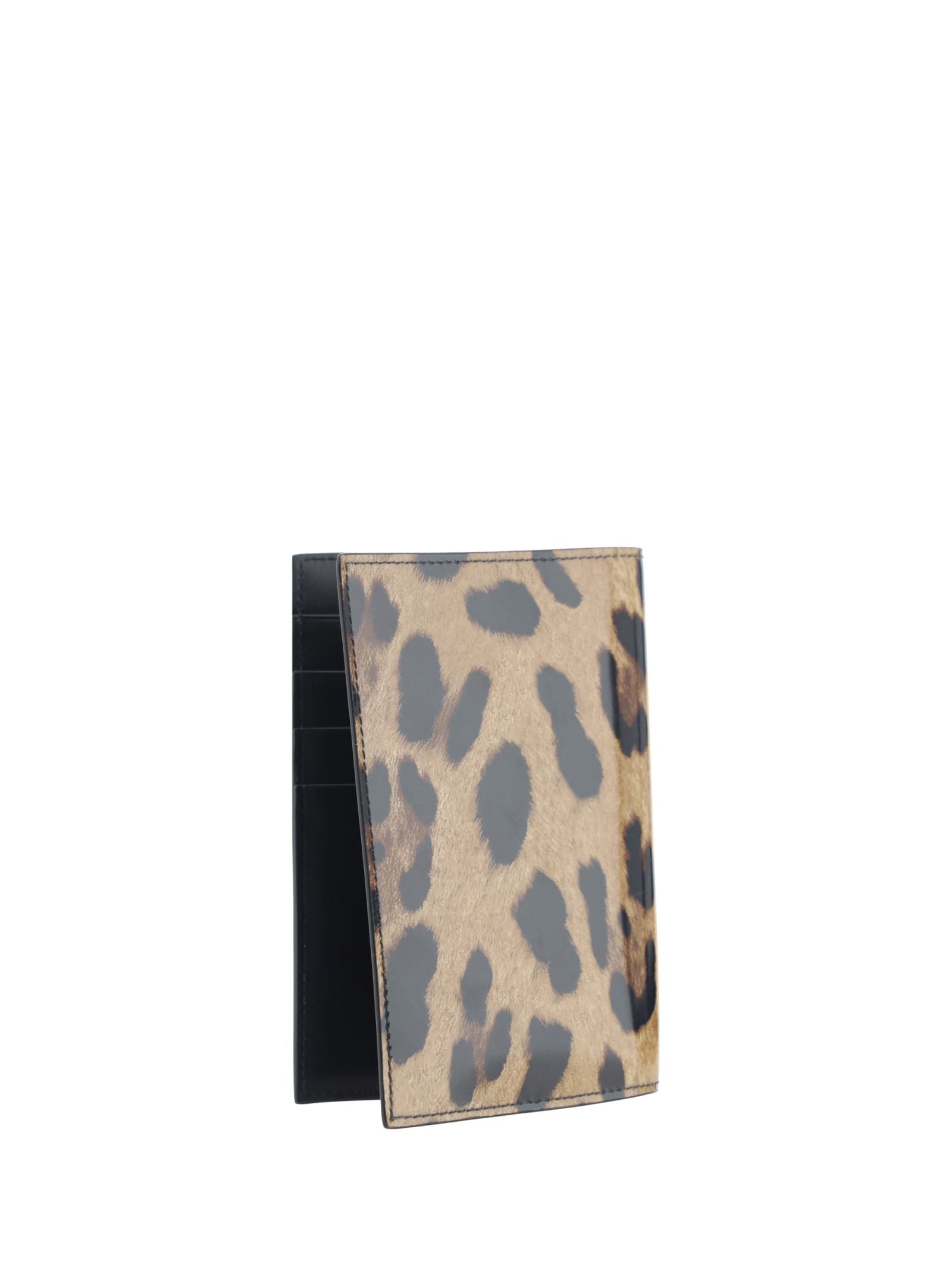 Shop Dolce & Gabbana Passport Holder In Leo