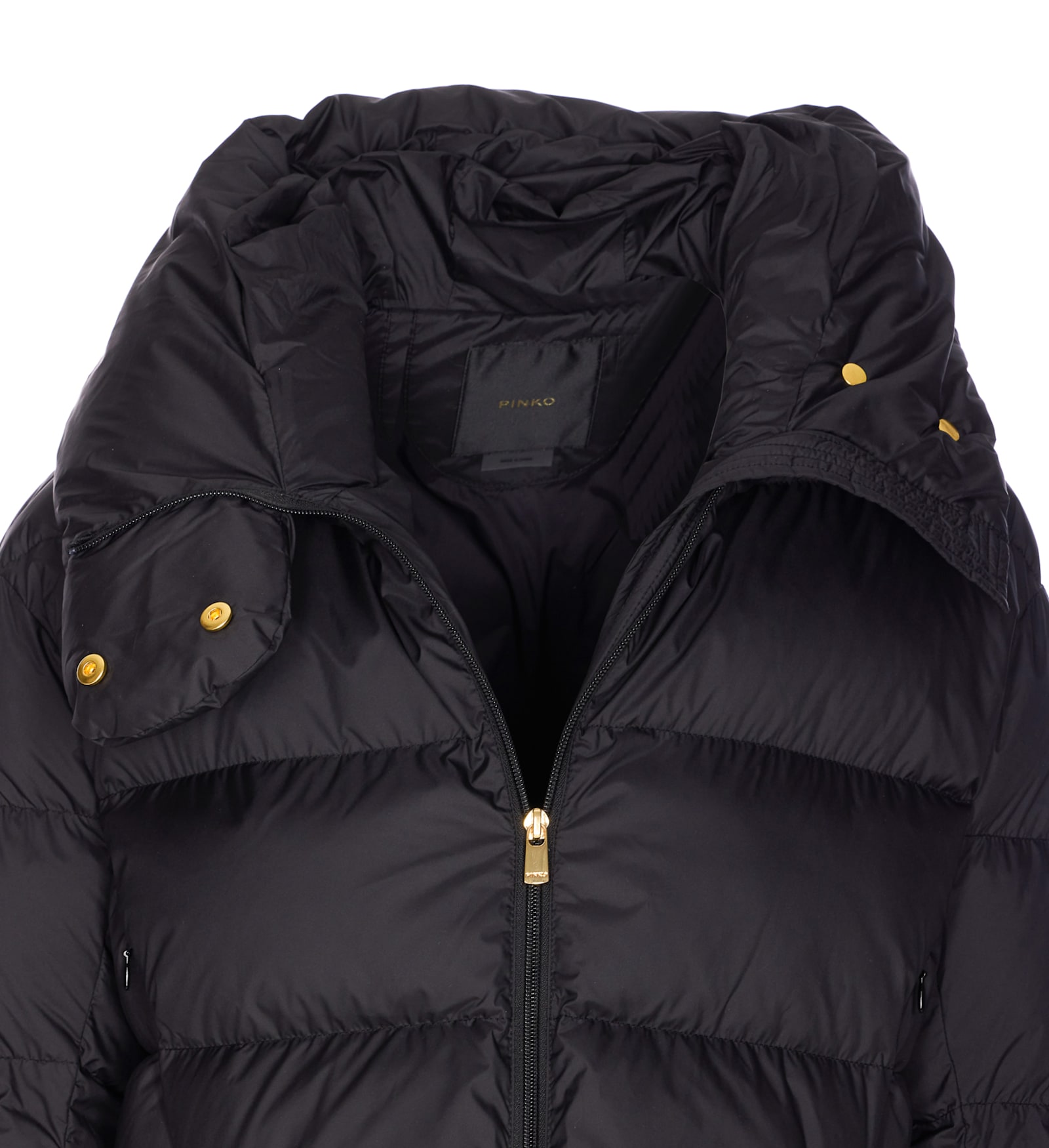 Pinko Giza Down Jacket In Purple