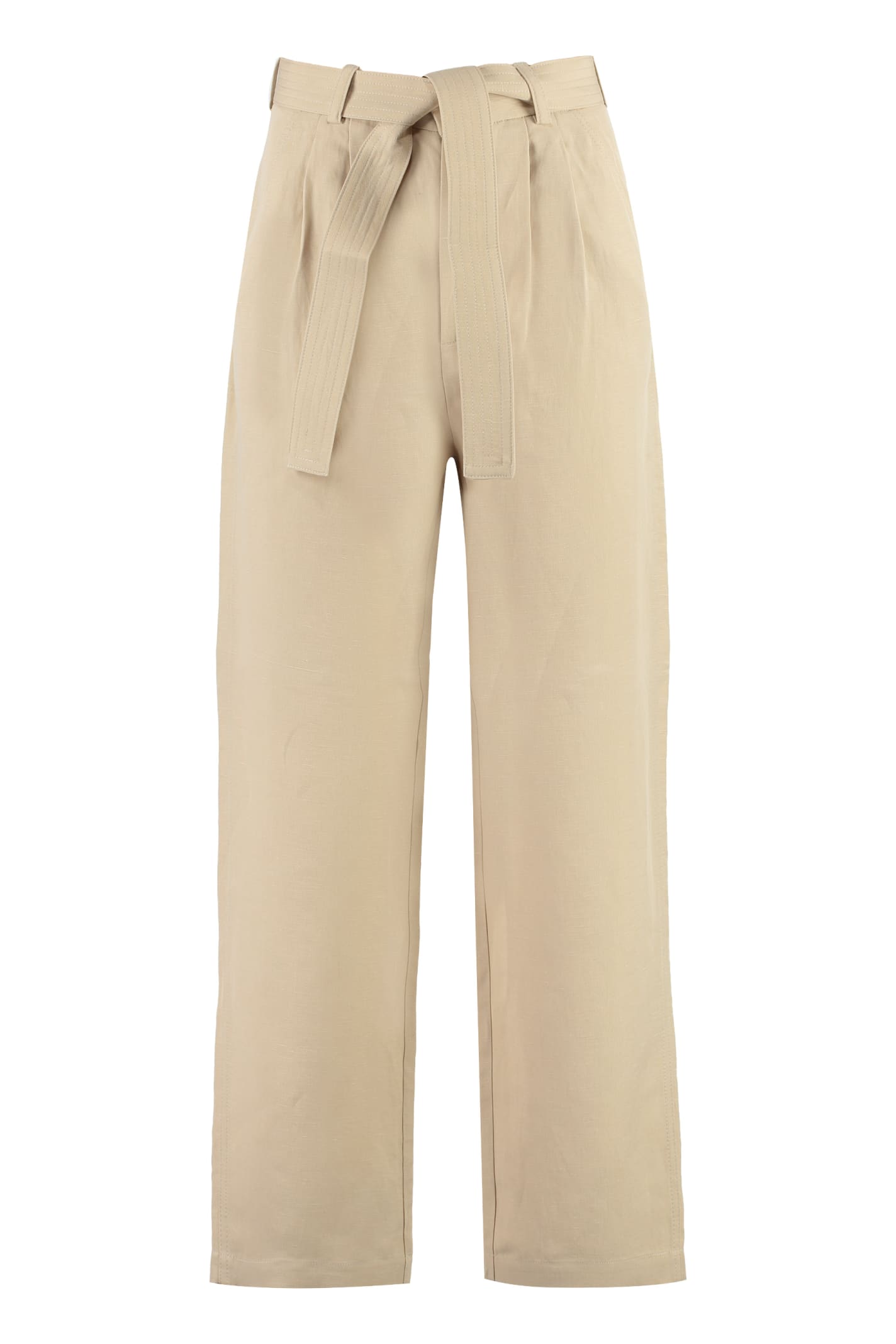 WOOLRICH HIGH-RISE TROUSERS
