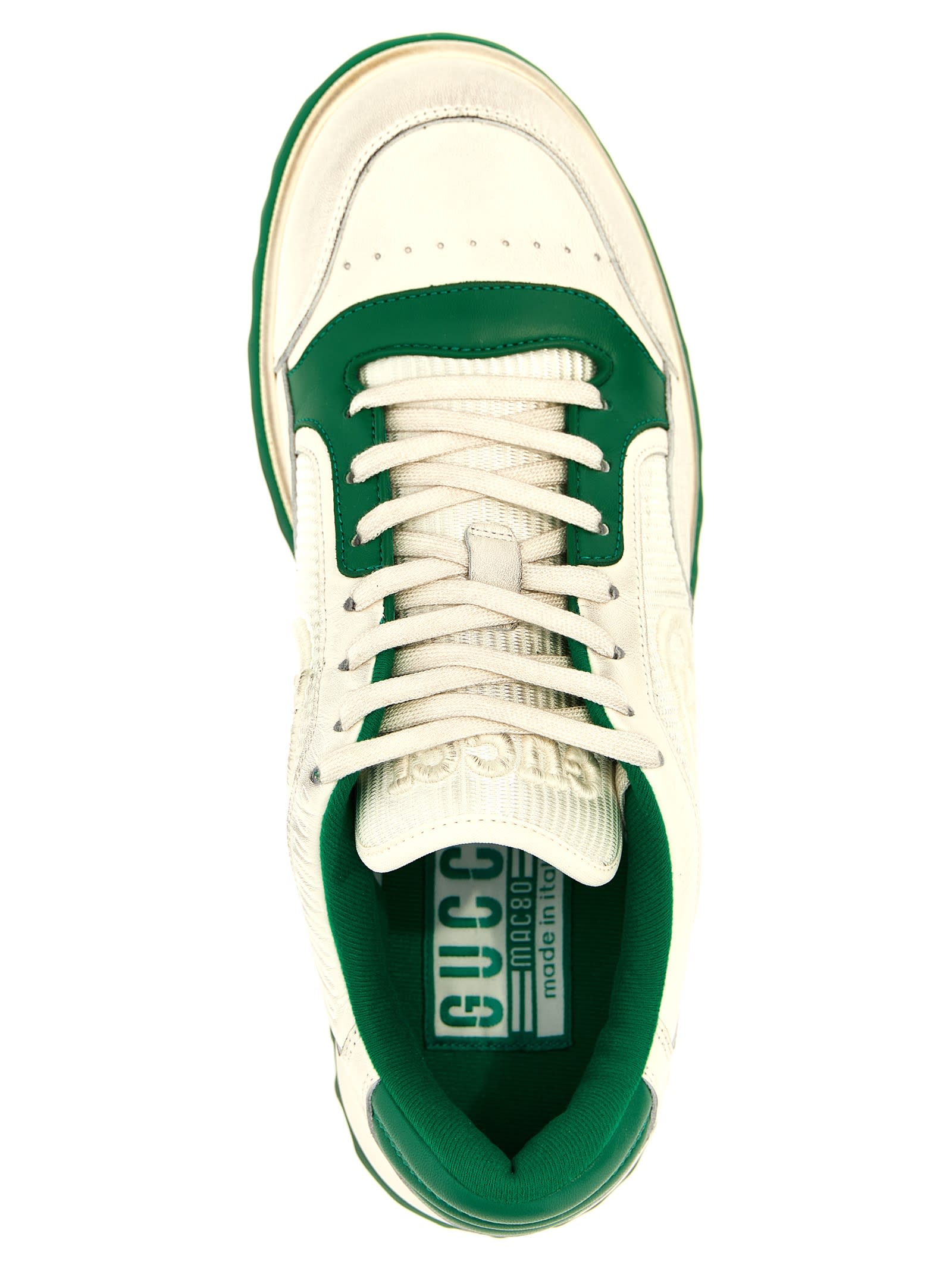 Shop Gucci Mac80 Sneakers In Green