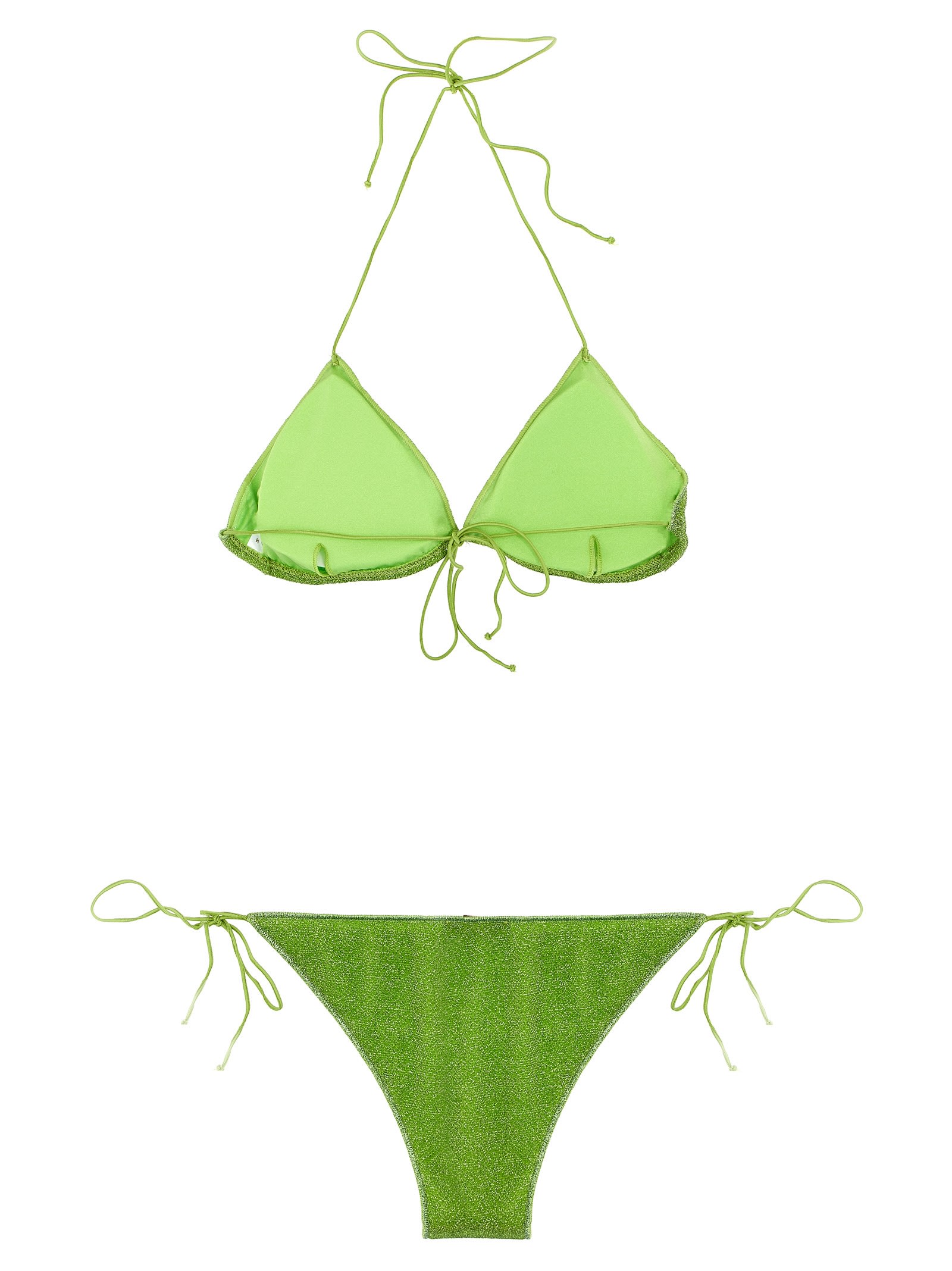 Shop Oseree Lumiere Swimsuit In Green