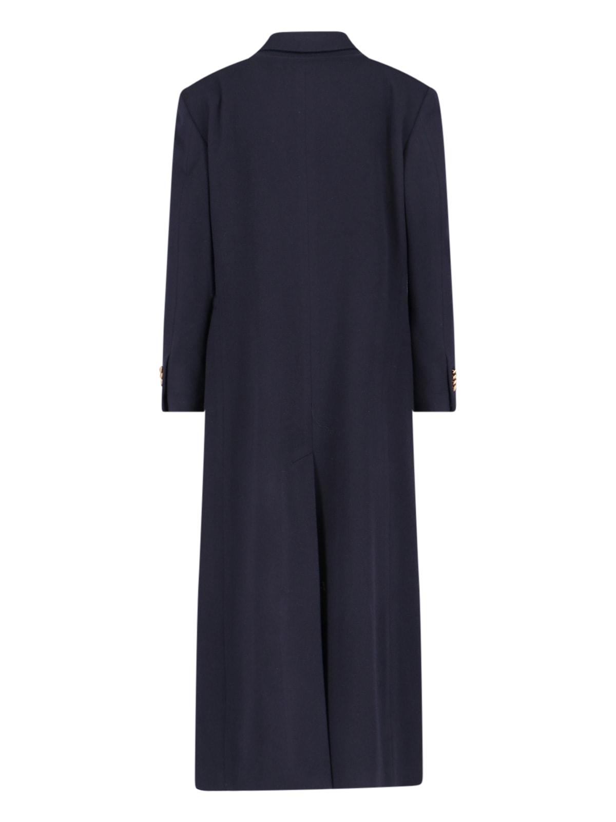 Shop Tagliatore Caitlyn Double-breasted Maxi Coat In Blue