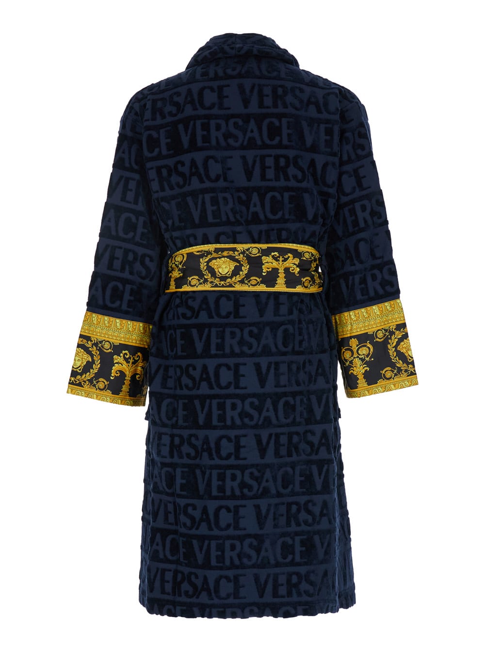 Versace Accappatoio In Blu