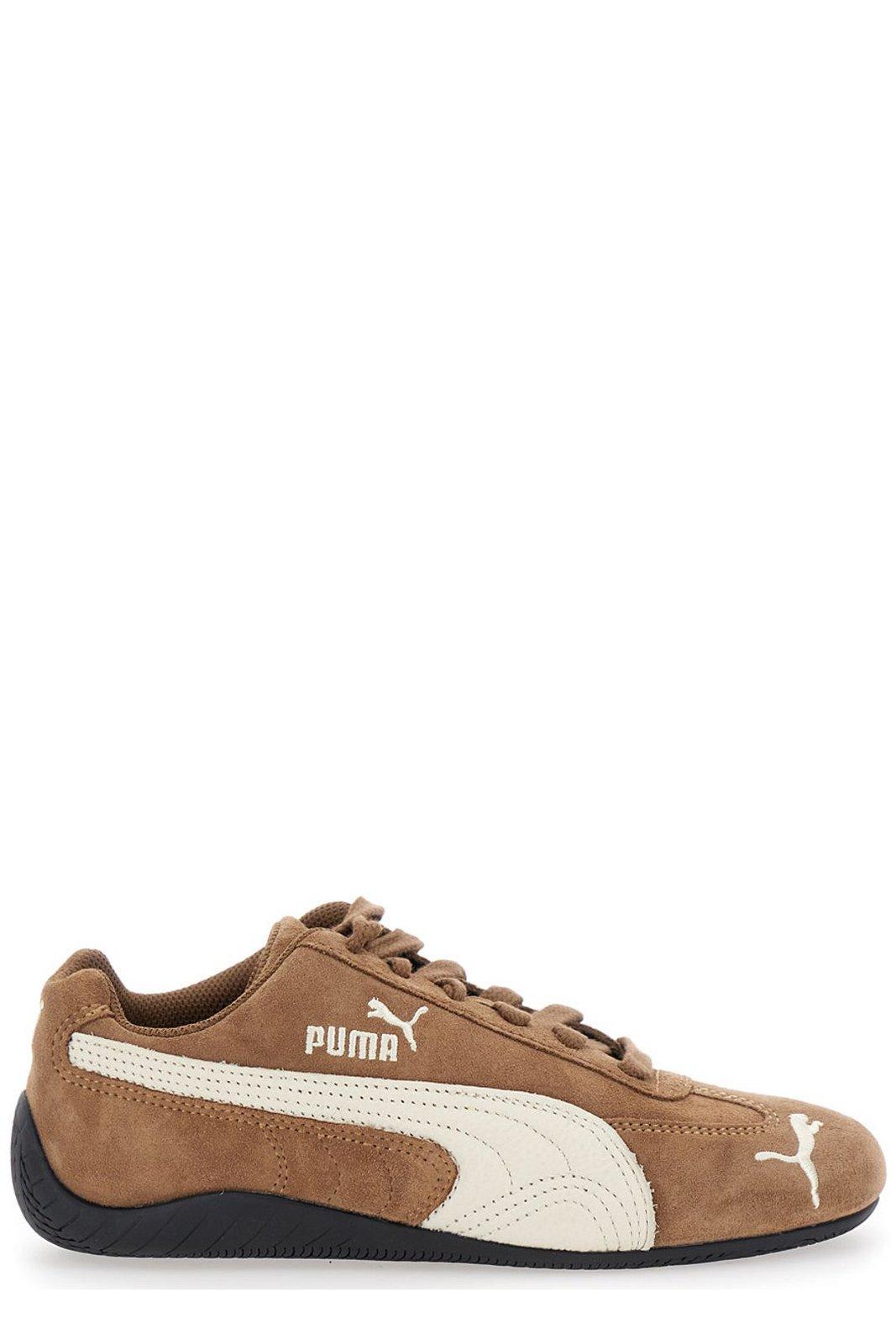 Puma Speedcat Lace-up Sneakers In Brown