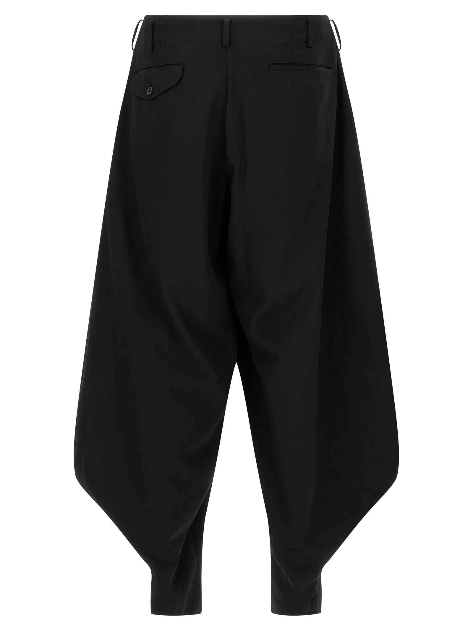 Comme Des Garçons Homme Deux Extra Loose Leg Pants In Black