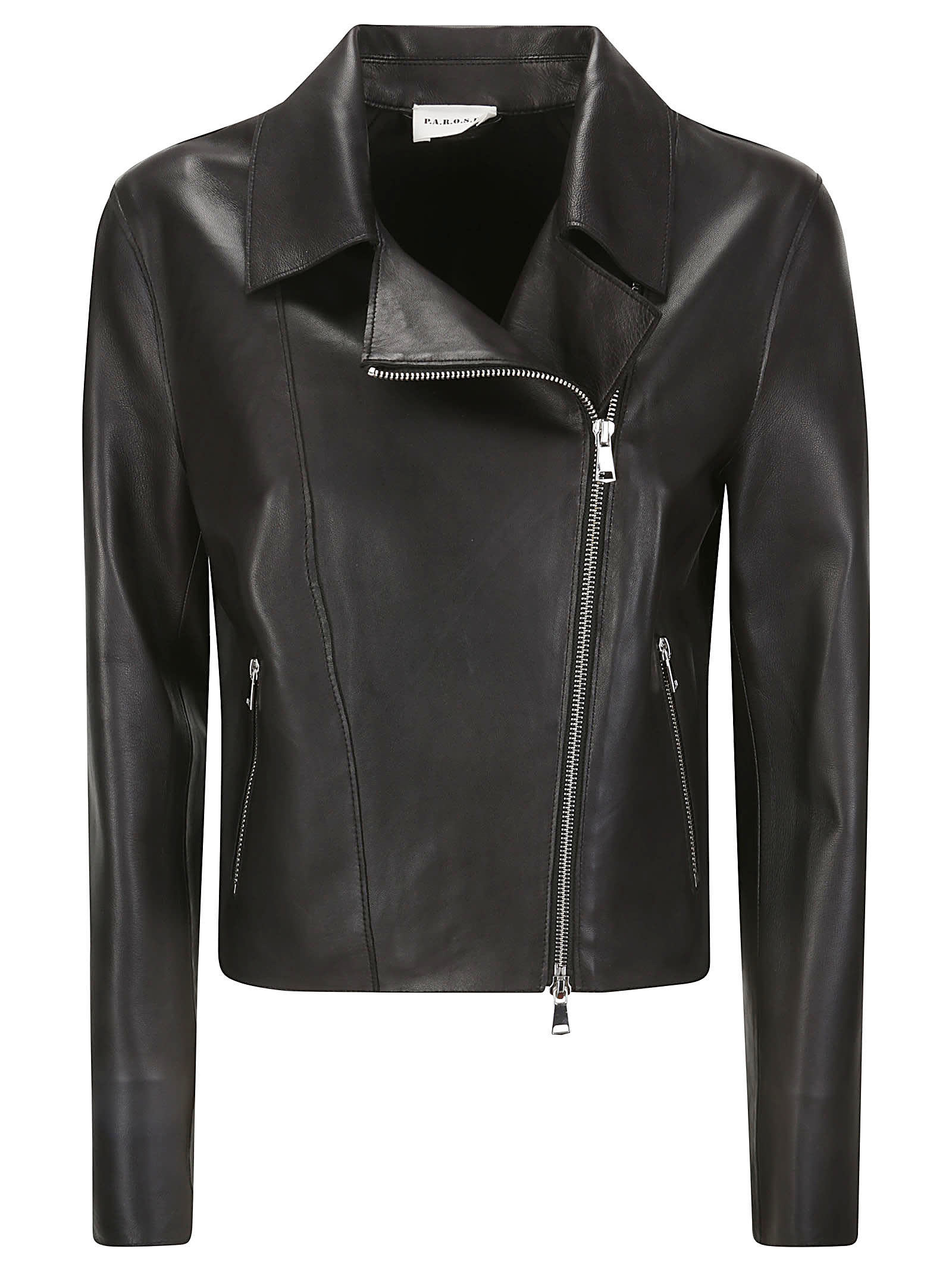 Parosh Nail Leather Jacket