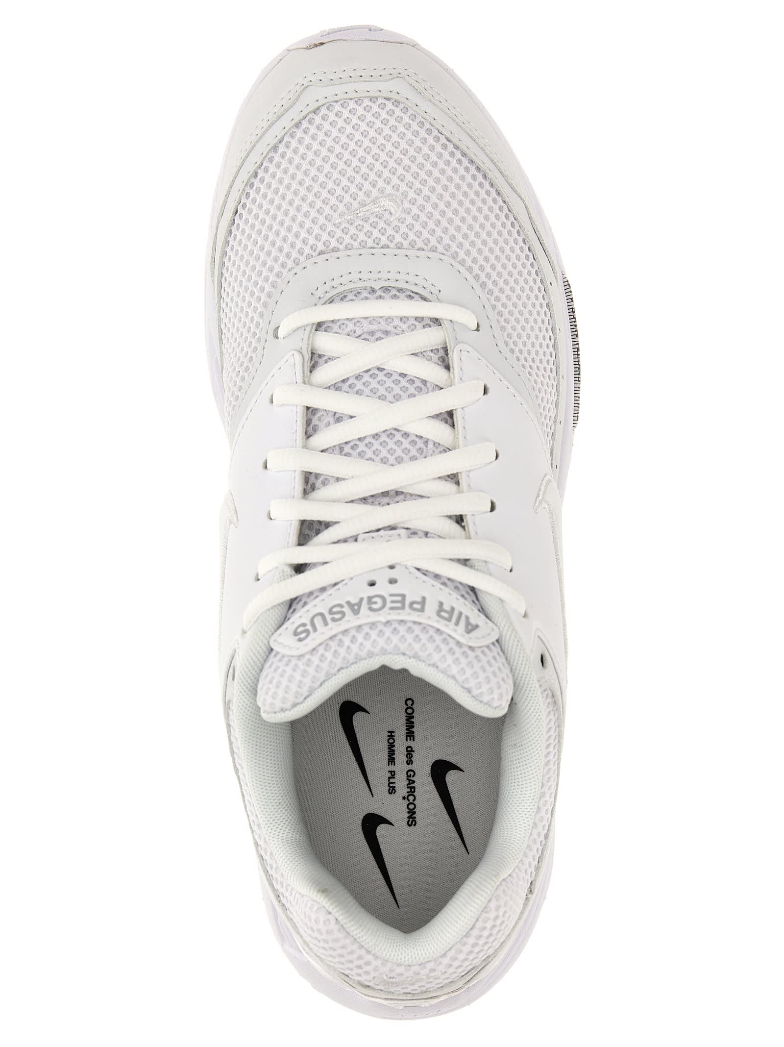 Shop Comme Des Garçons Homme Deux Air Pegasus 2005 Sp Sneakers In White