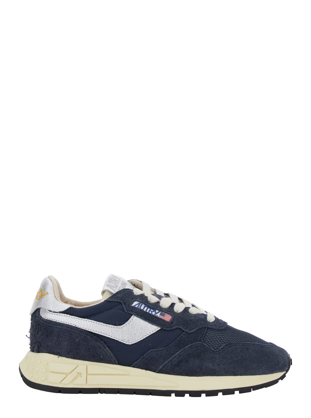 Autry Reelwind Blue Low Top Sneakers With Logo Patch On Tongue And Side And Logo Lettering On The Heel In In Blue