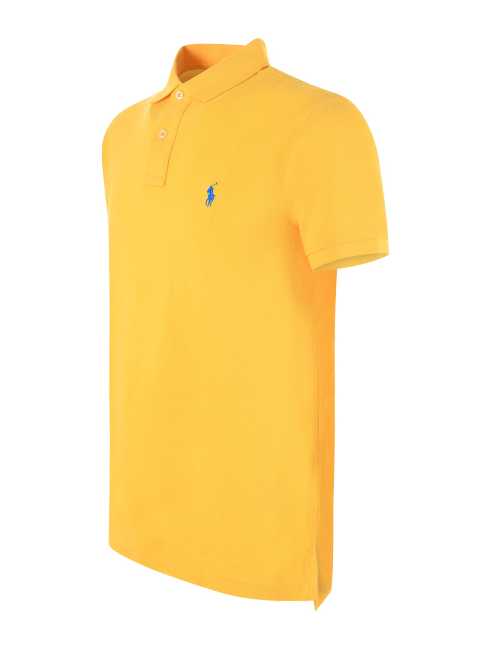 Shop Polo Ralph Lauren Polo Shirt In Yellow