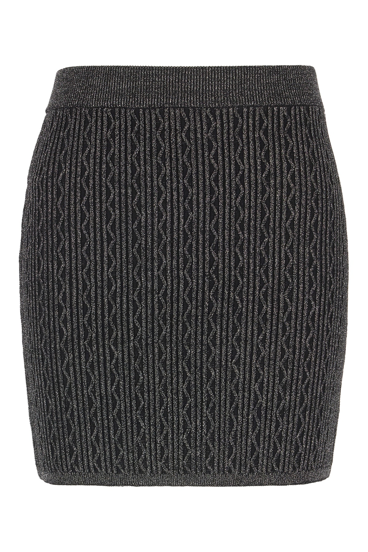 Embroidered Viscose Blend Mini Skirt