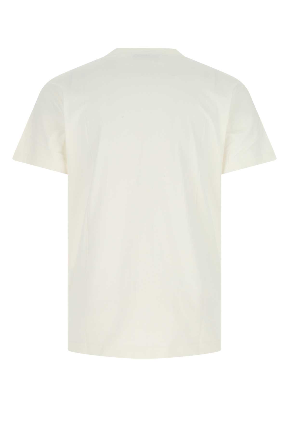 Shop Ambush Ivory Cotton T-shirt Set In 0210