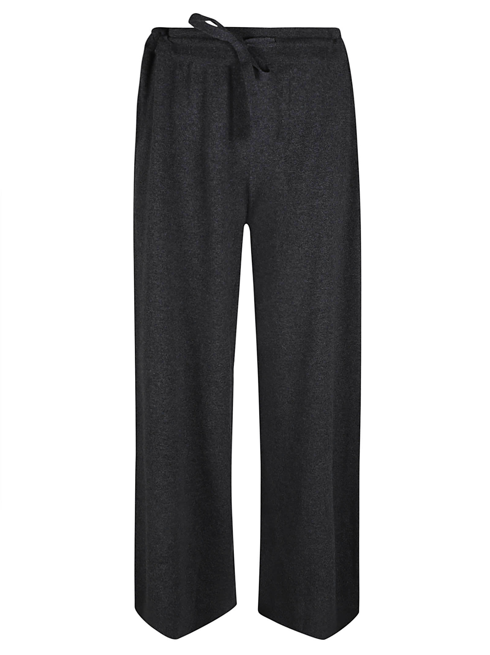 Jil Sander Laced Trousers In Anthracite