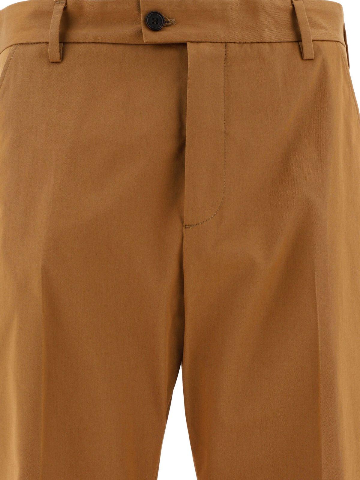 Shop Alexander Mcqueen Straight-leg Trousers In Beige