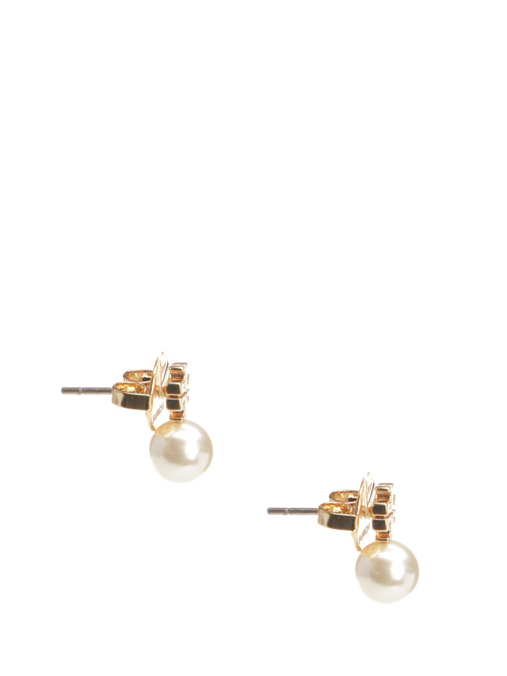 Tory Burch Faux Pearl Stud Earrings In Multi