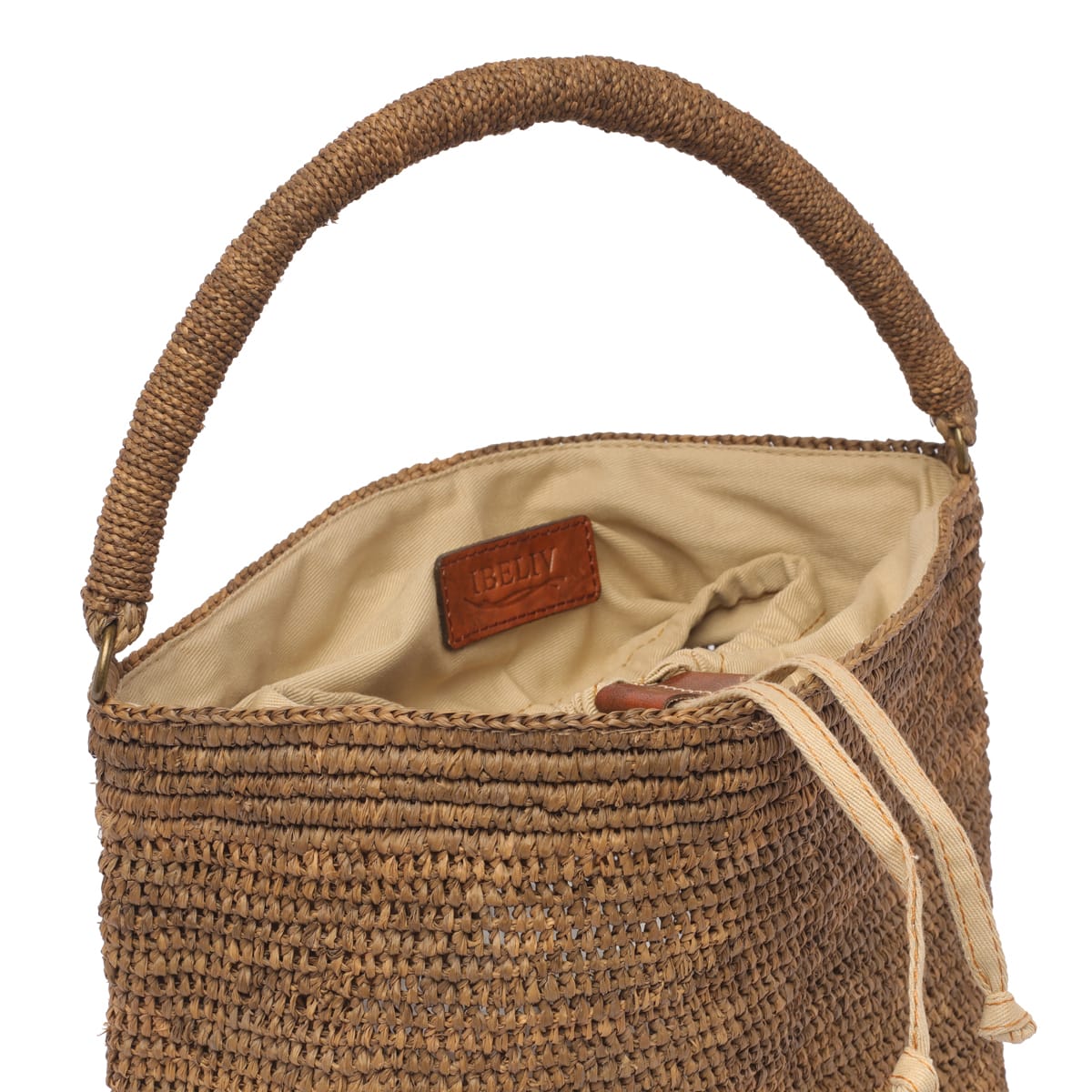 Shop Ibeliv Siny Bucket Bag In Brown