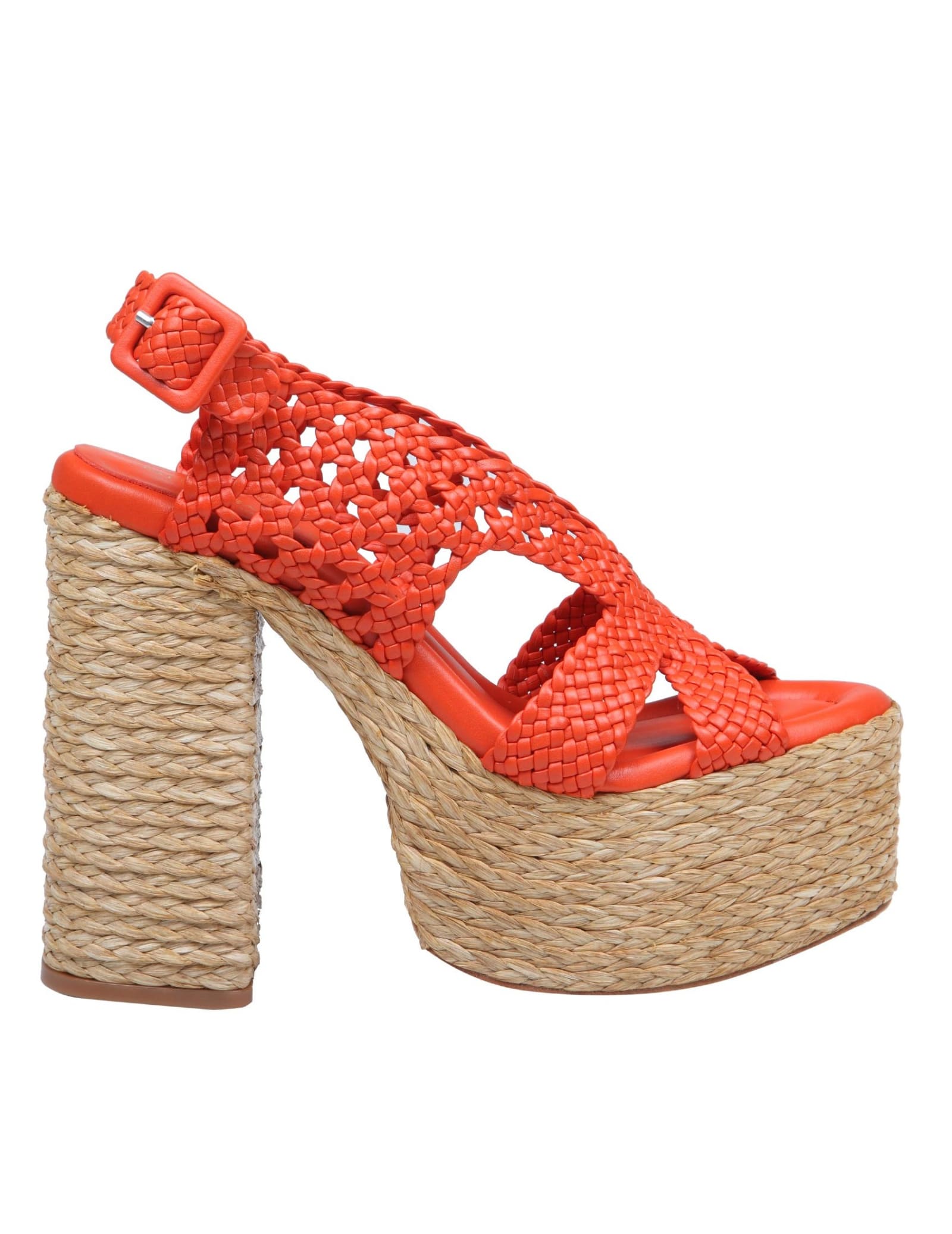 Paloma Barceló Saril In Woven Leather