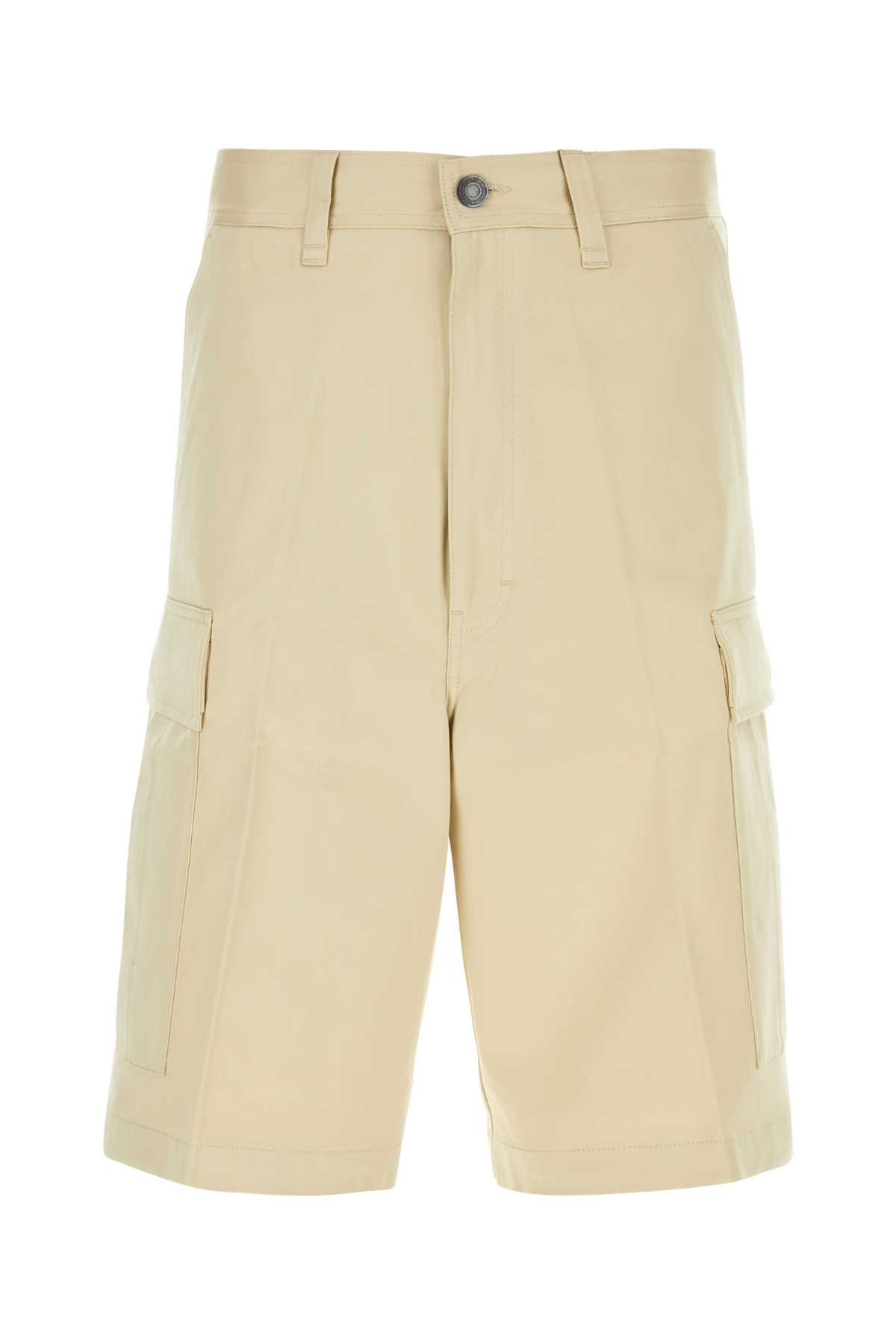 Sand Cotton Bermuda Shorts