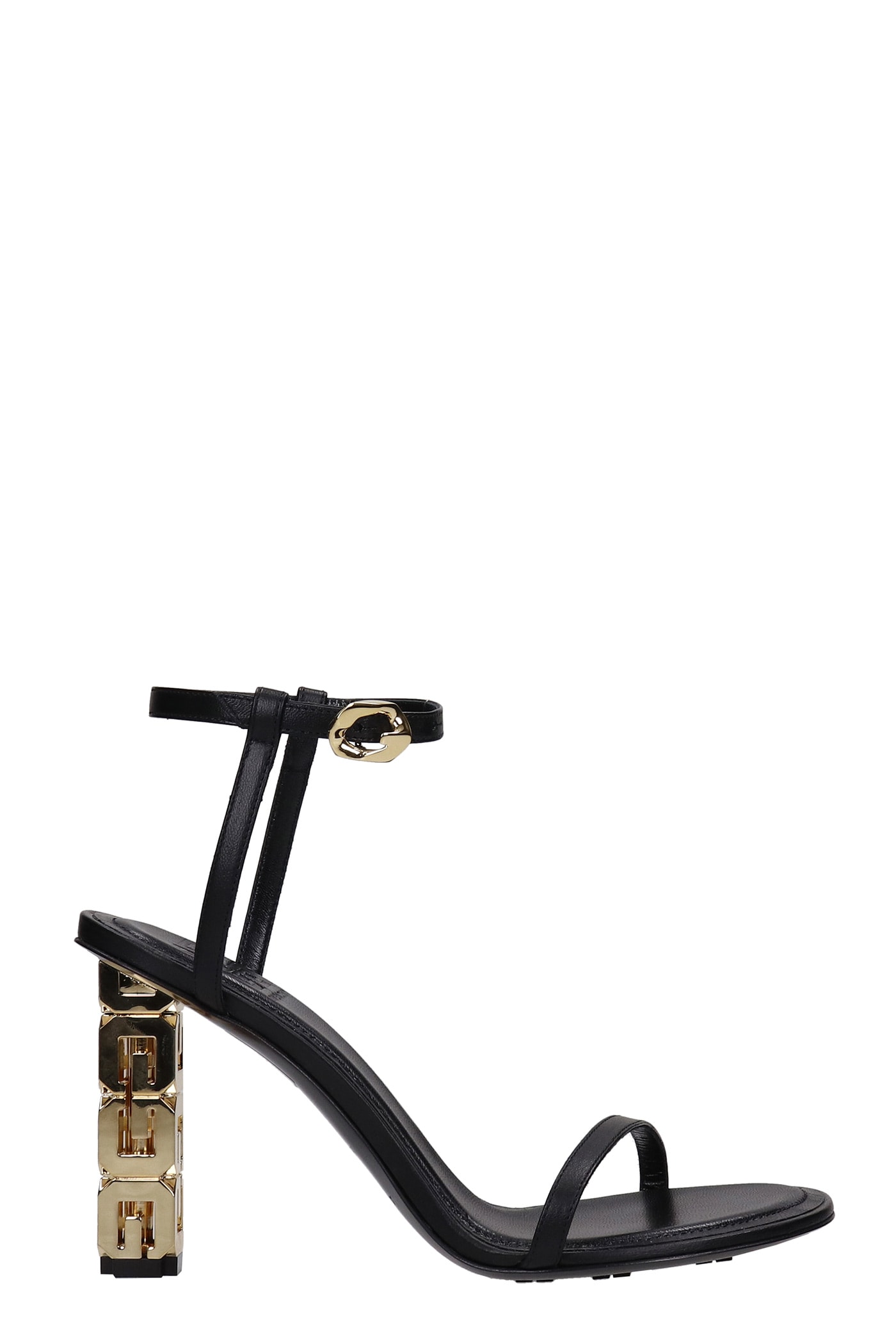 Givenchy Sandals In Black Leather