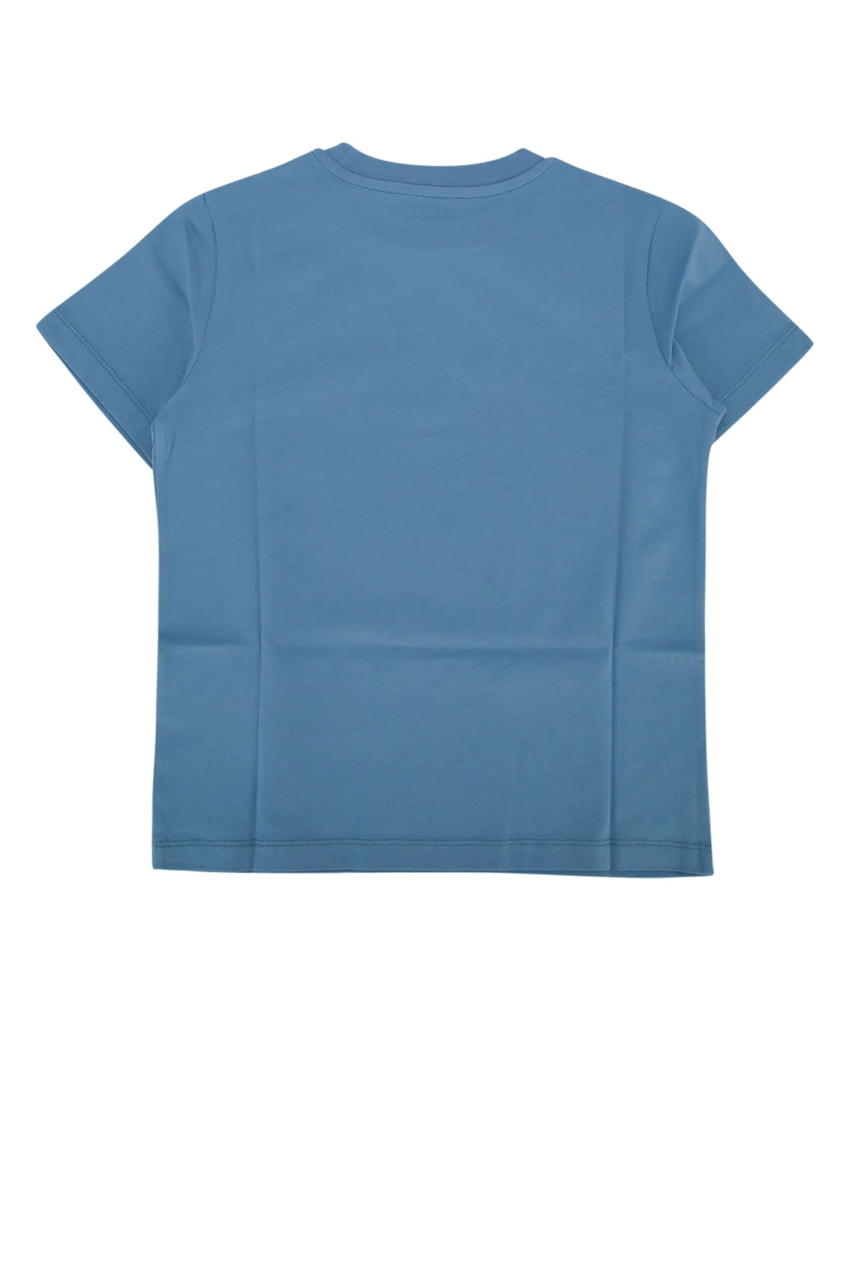 Moncler Kids Ss T-shirt In Blue