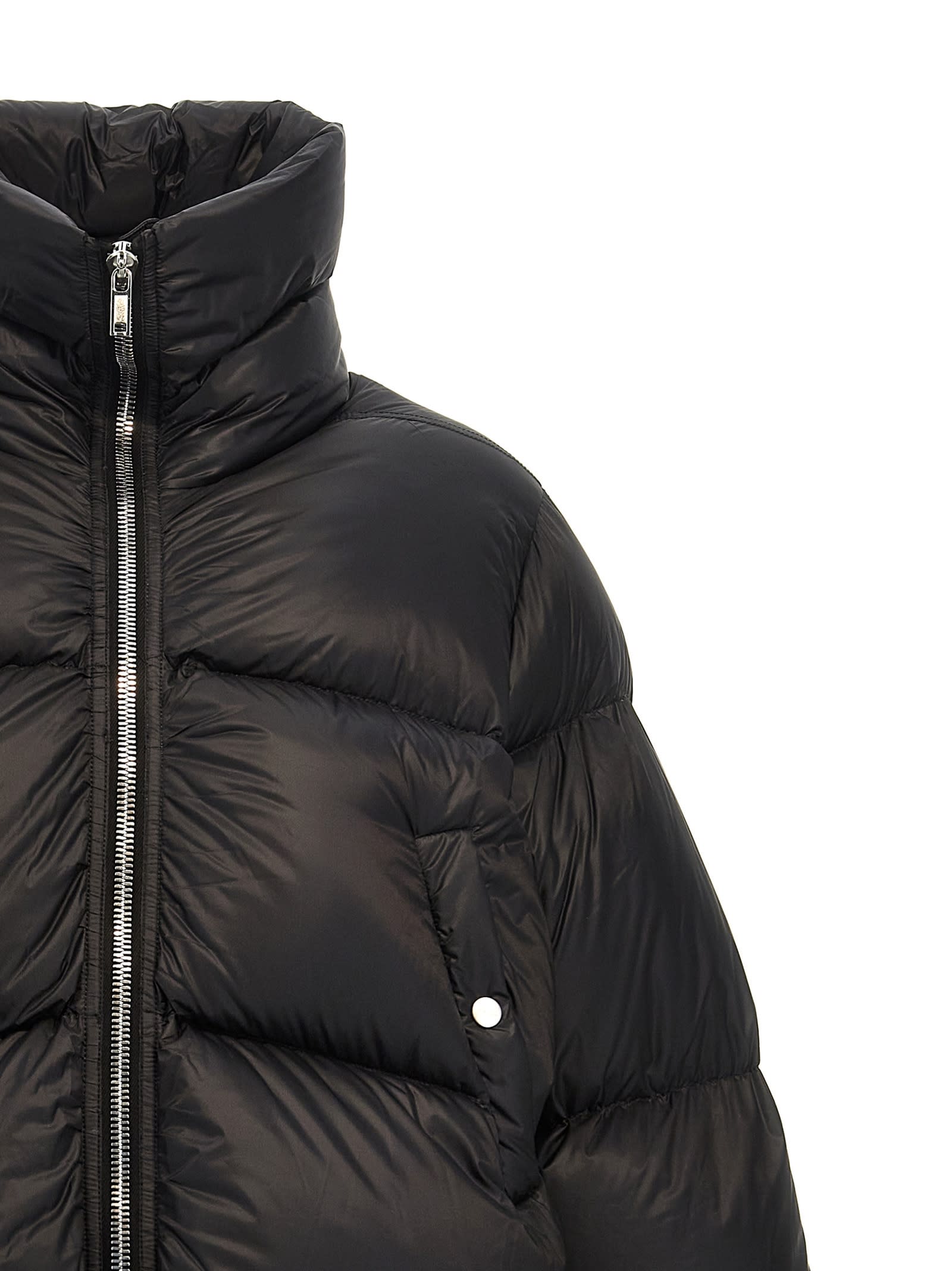 Shop Rick Owens Turtle Down Jacket In Black