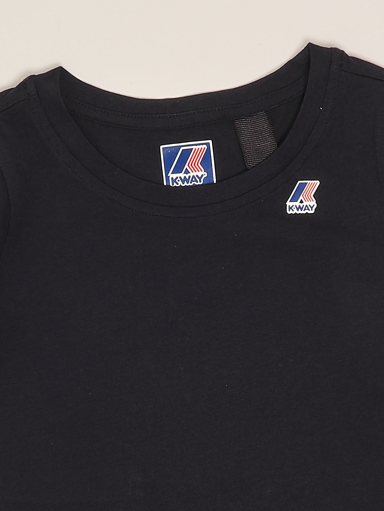 K-way T-shirt Le Vrai 3.0 Edouard T-shirt In Black