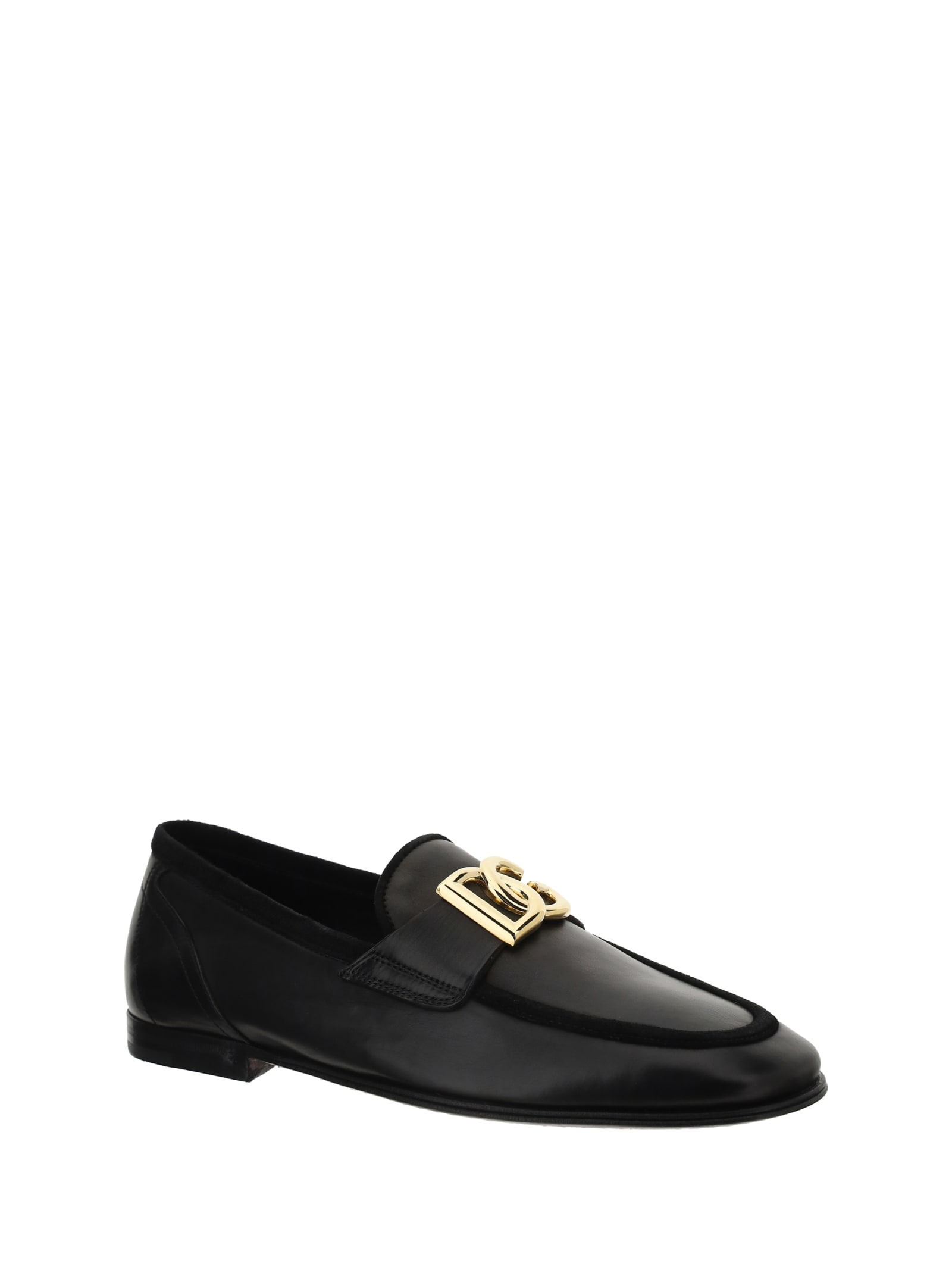 Shop Dolce & Gabbana Loafers In Nero