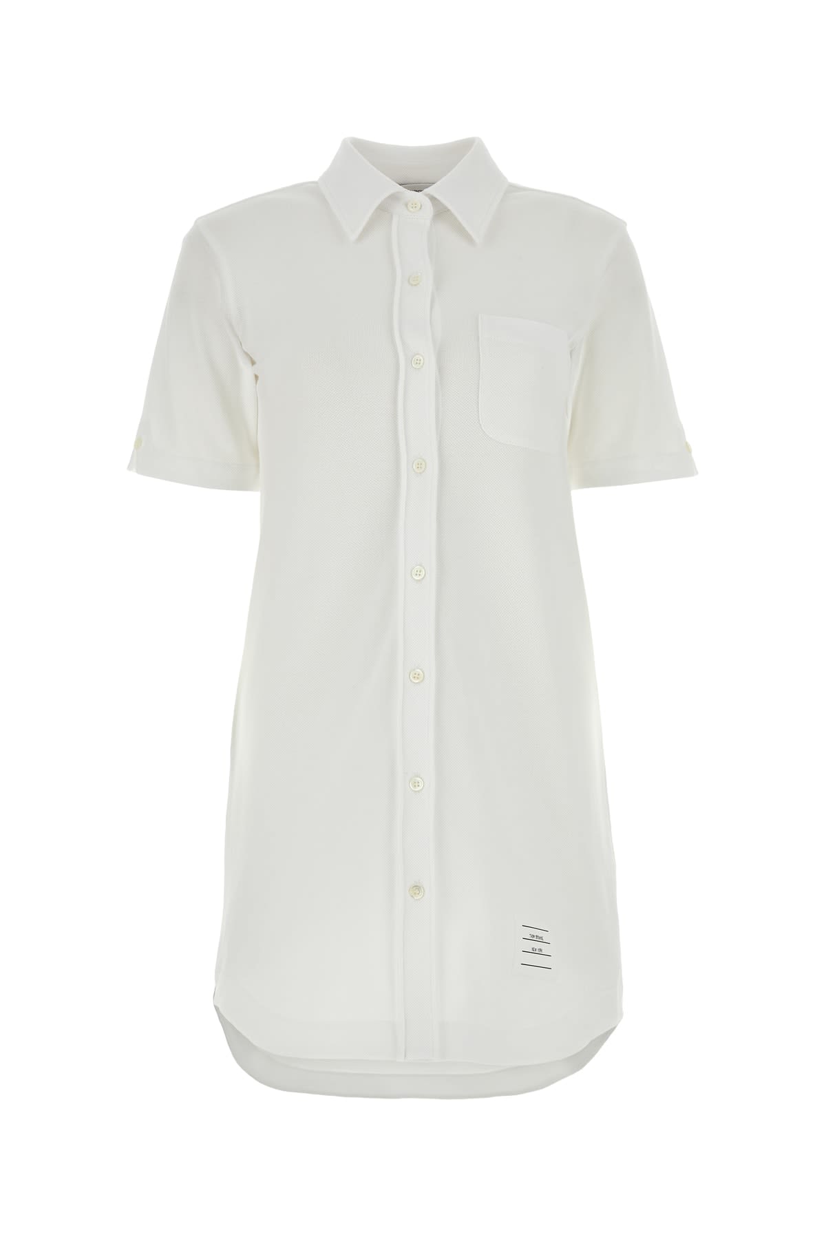 Shop Thom Browne Abito In White