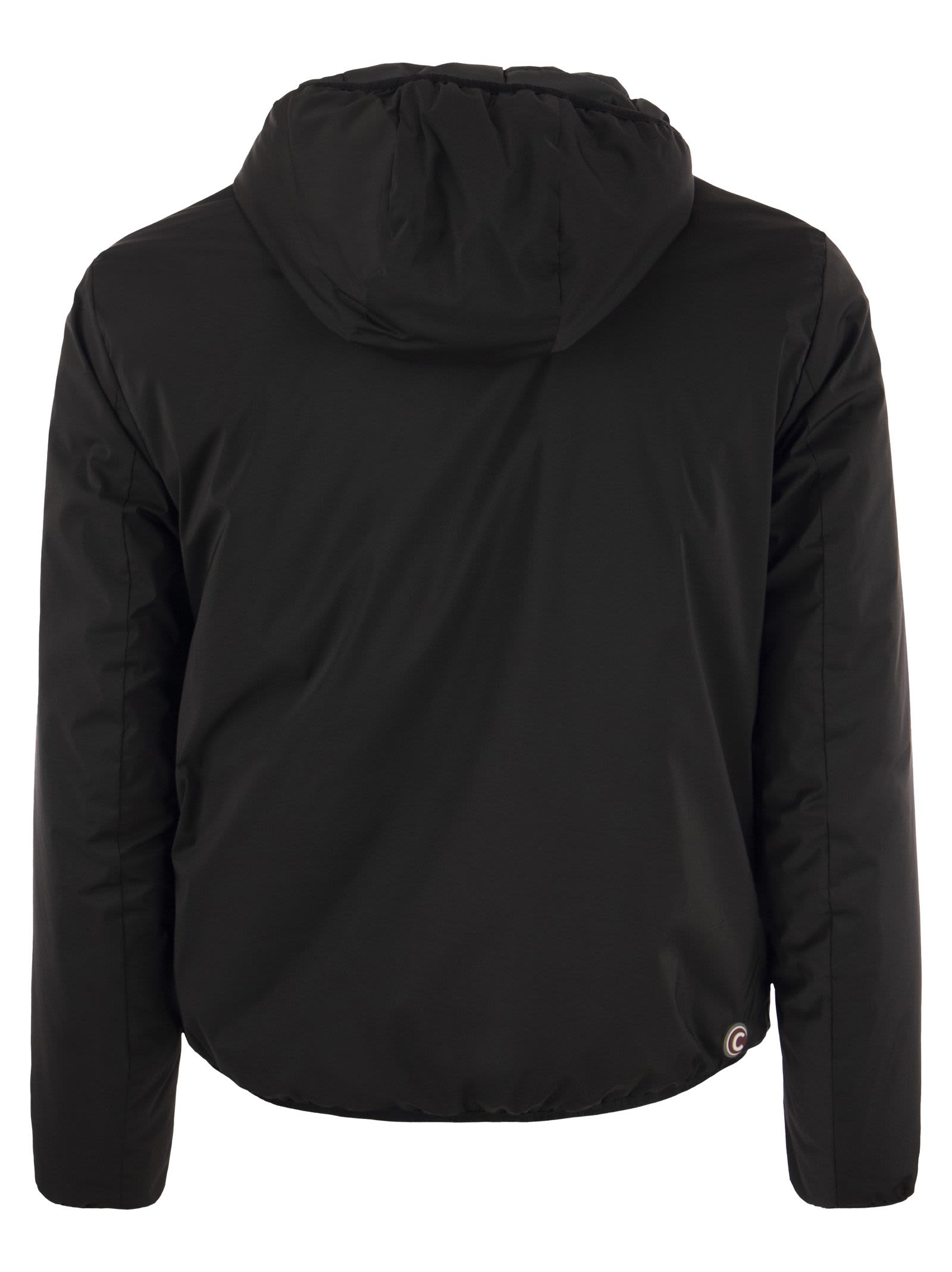 Shop Colmar Otherwise - Hooded Jacket In Stretch Fabric In Black