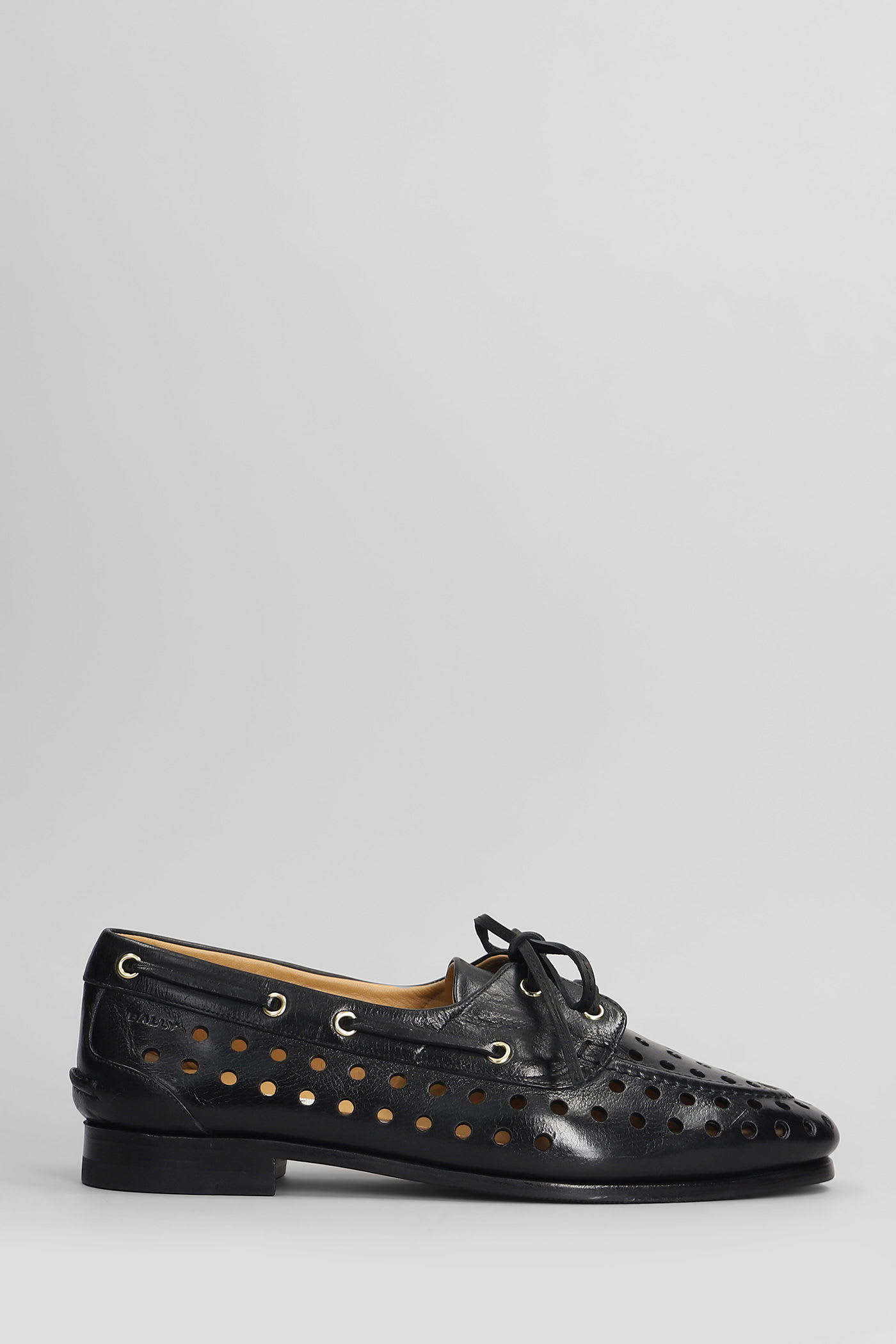 Parcy Fo Loafers In Black Leather